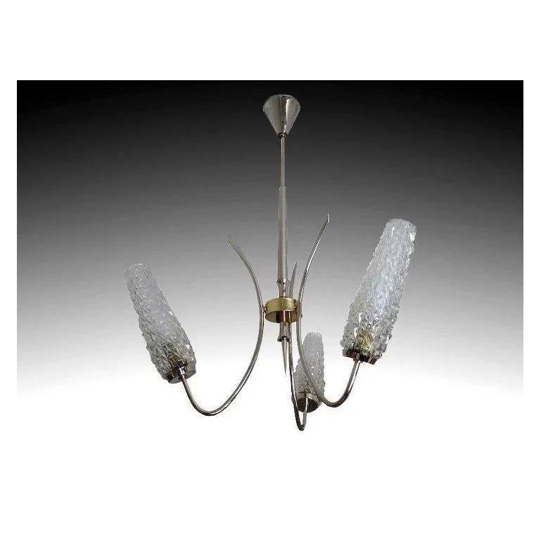 Mid-20th Century Vintage French Chandelier, 1950s