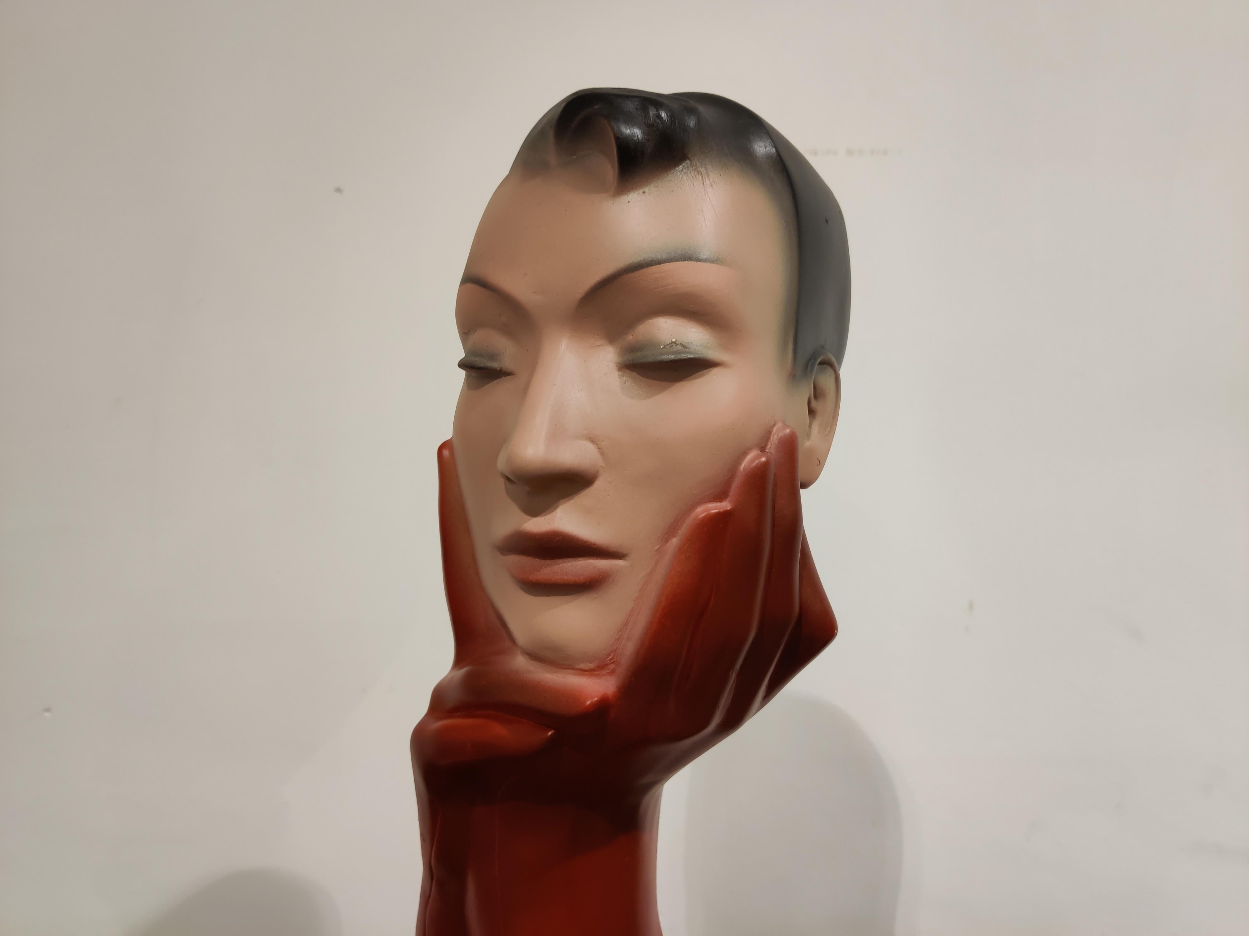 Vintage French Christian Dior Advertising Statue, 1960s In Good Condition For Sale In HEVERLEE, BE