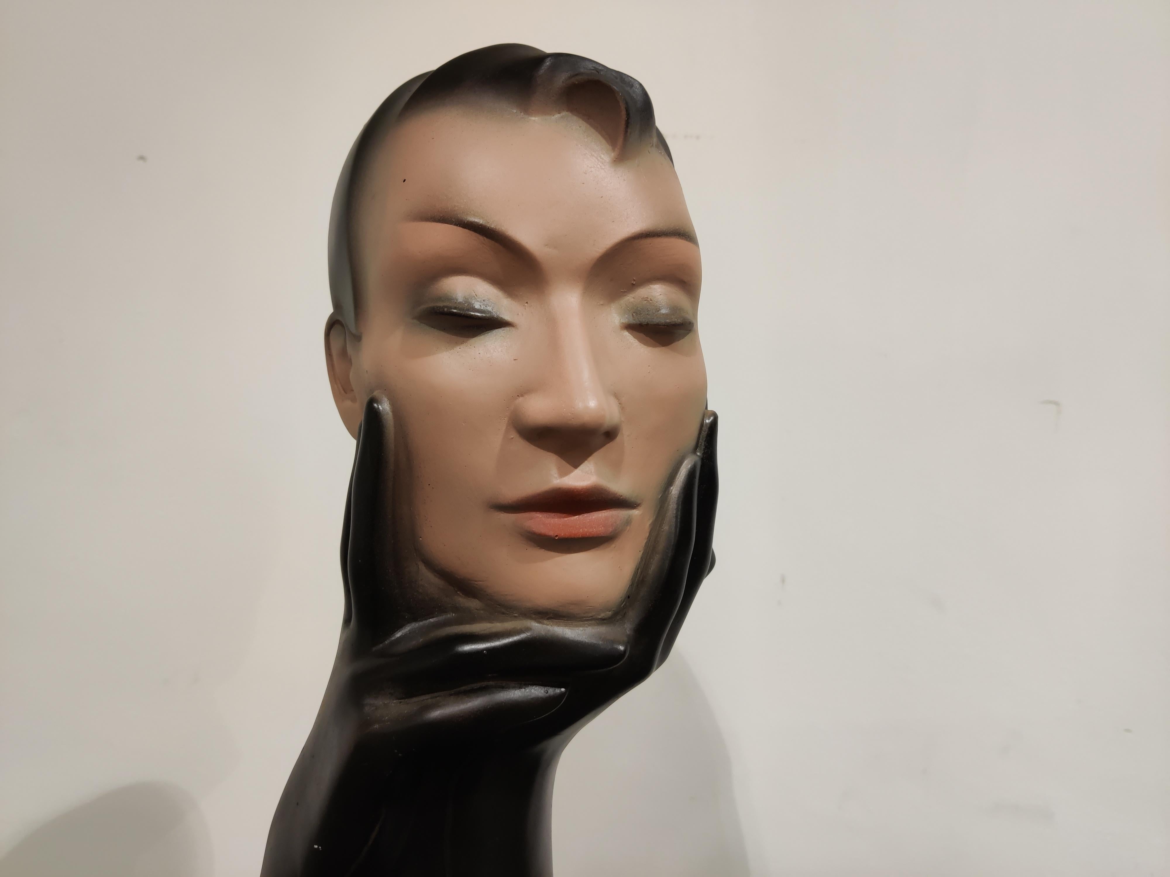 Mid-20th Century Vintage French Christian Dior Advertising Statue, 1960s For Sale