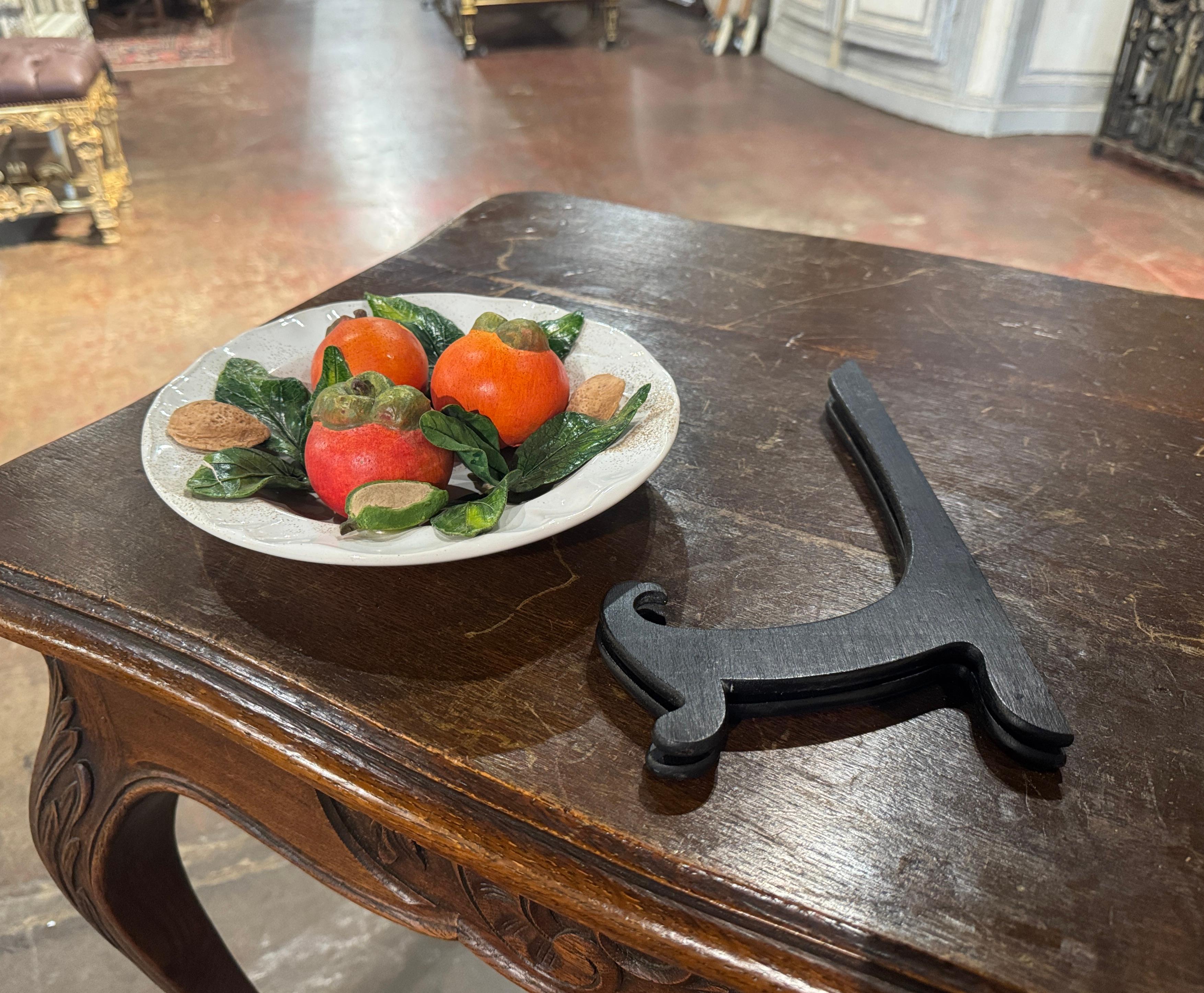 Plato de arte frutal 