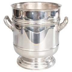 Vintage French Christofle Silver Plate Champagne Ice Bucket Wine Cooler