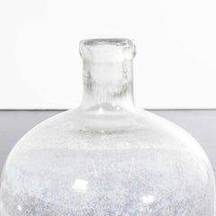 Vintage French Clear Glass Demijohns - Pair