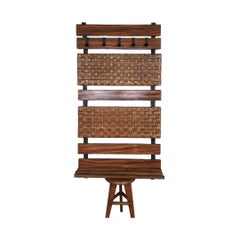 Vintage French Coatrack in the manner of Le Corbusier, 1950