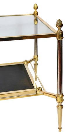 Französischer Couchtisch/Sofatisch im Vintage-Stil von Maison Jansen