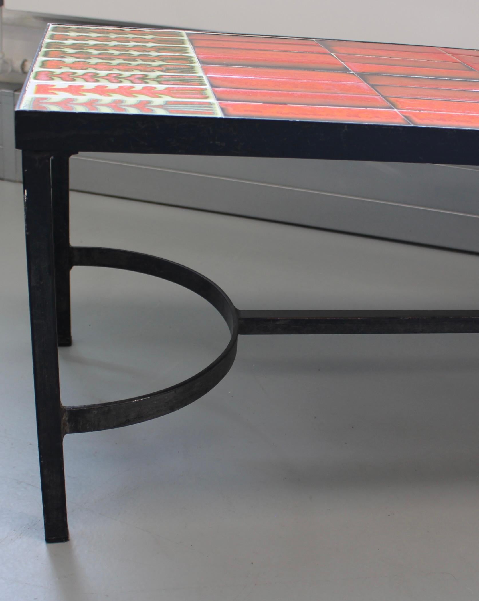 Vintage French Coffee Table by Roger Capron (circa 1970s) For Sale 6