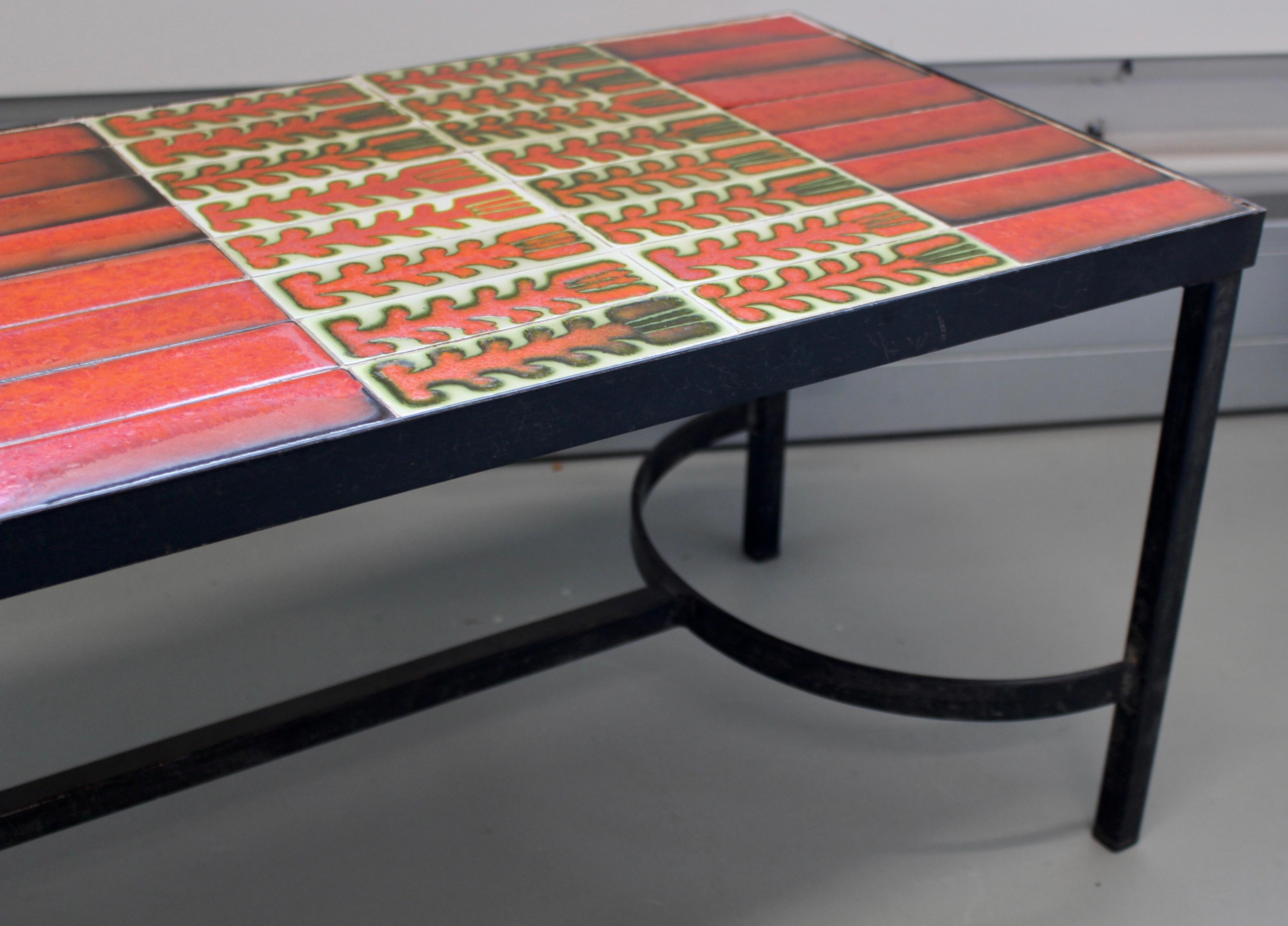 Vintage French Coffee Table by Roger Capron (circa 1970s) For Sale 8