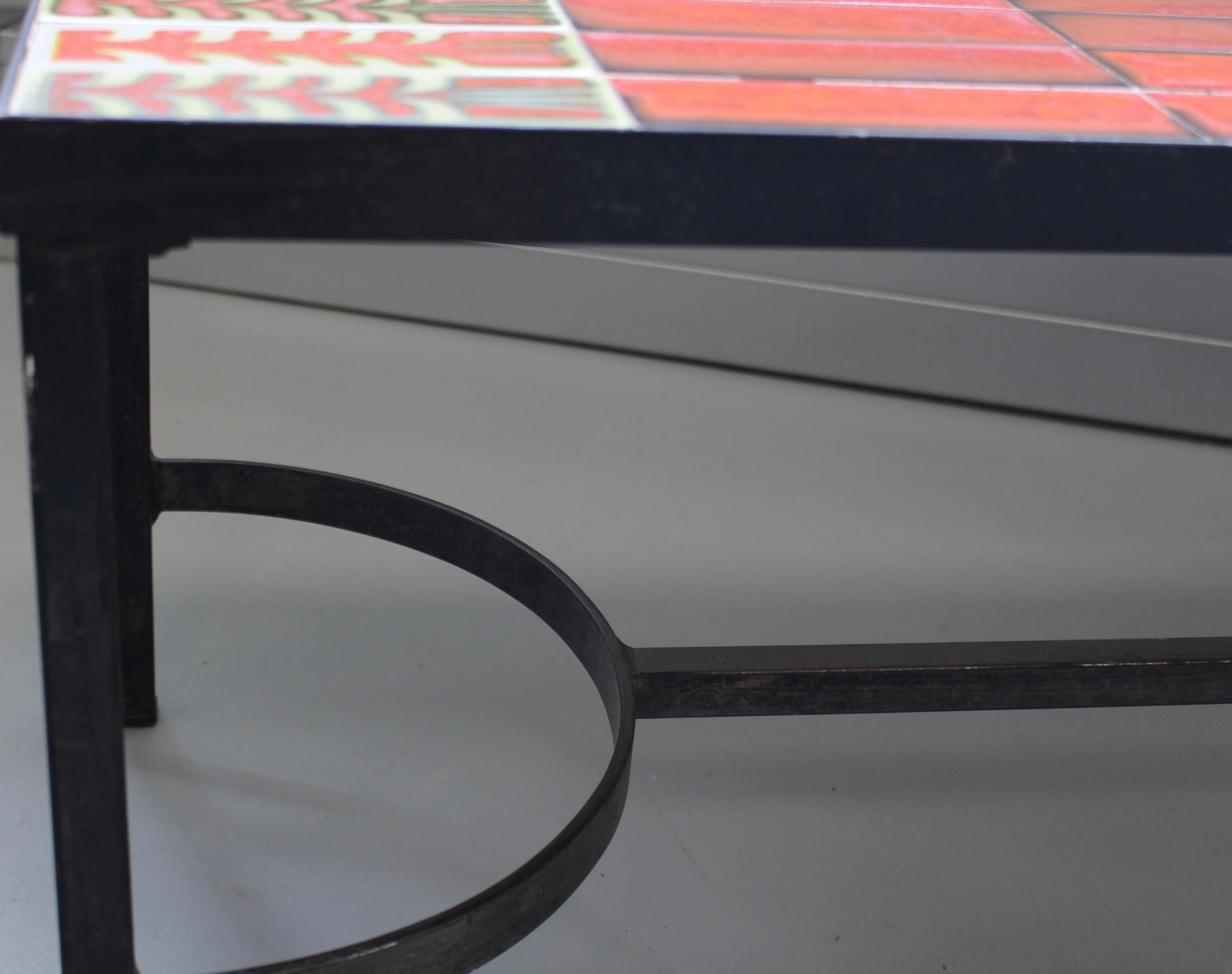 Vintage French Coffee Table by Roger Capron (circa 1970s) For Sale 9