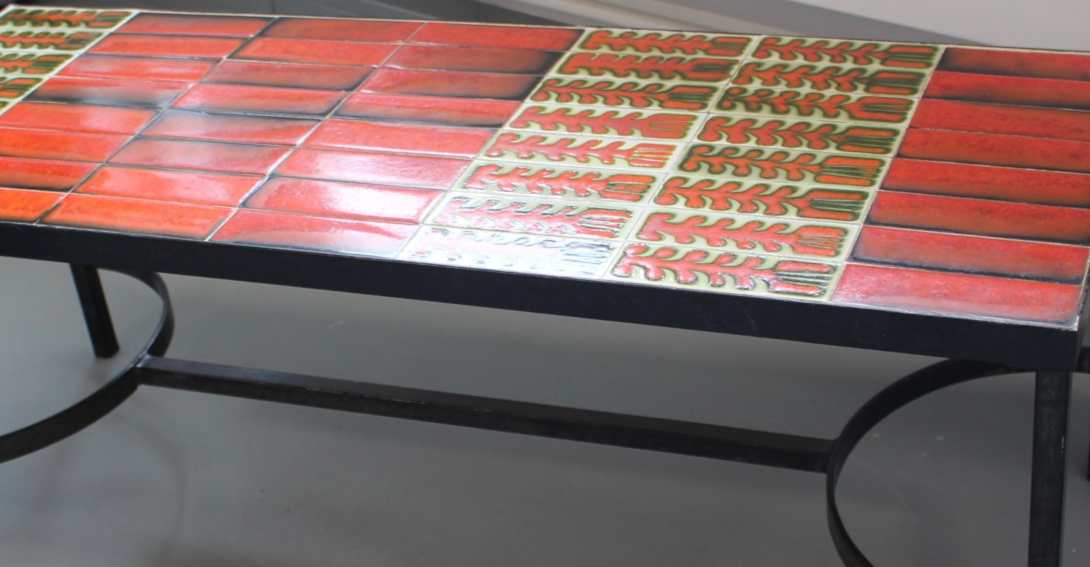 Vintage French Coffee Table by Roger Capron (circa 1970s) For Sale 10