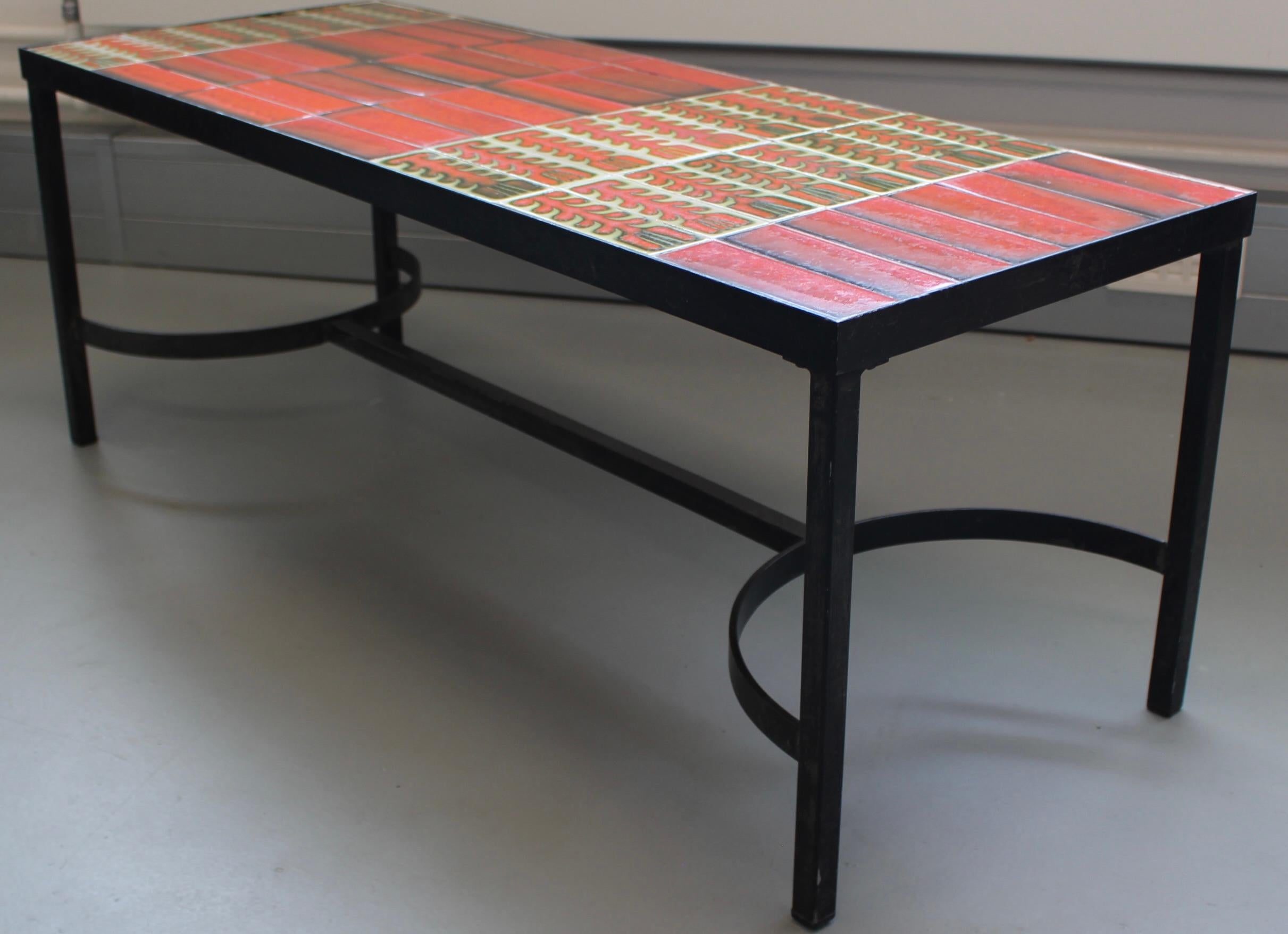 Vintage French Coffee Table by Roger Capron (circa 1970s) For Sale 12