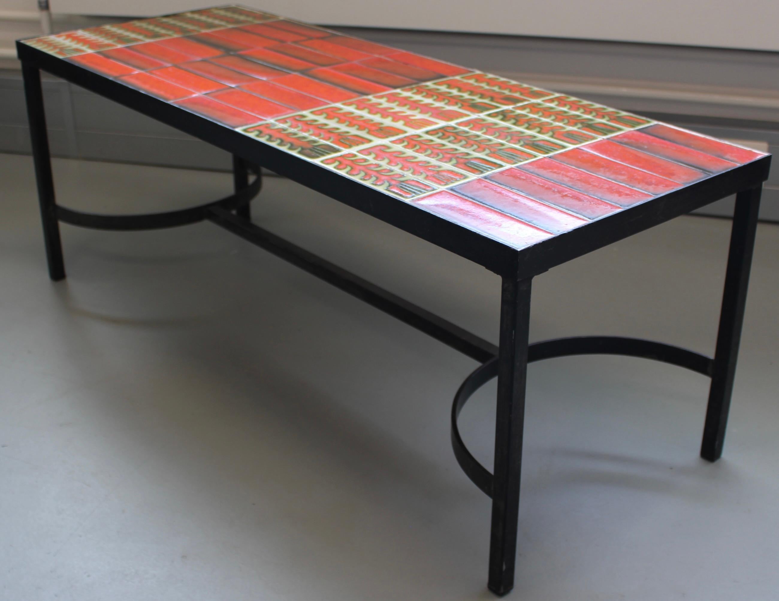 Vintage French Coffee Table by Roger Capron (circa 1970s) For Sale 13