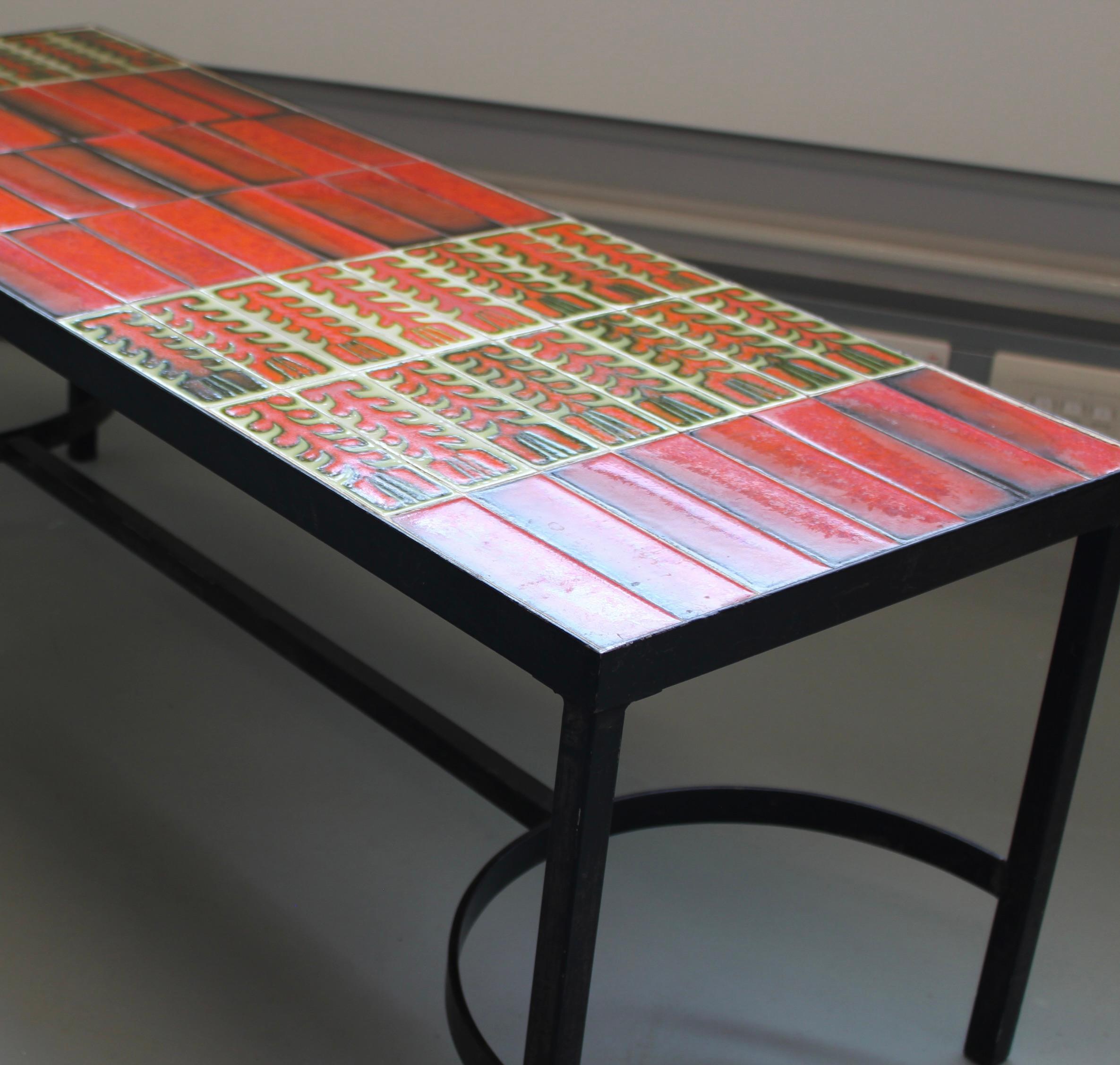 Vintage French Coffee Table by Roger Capron (circa 1970s) For Sale 14