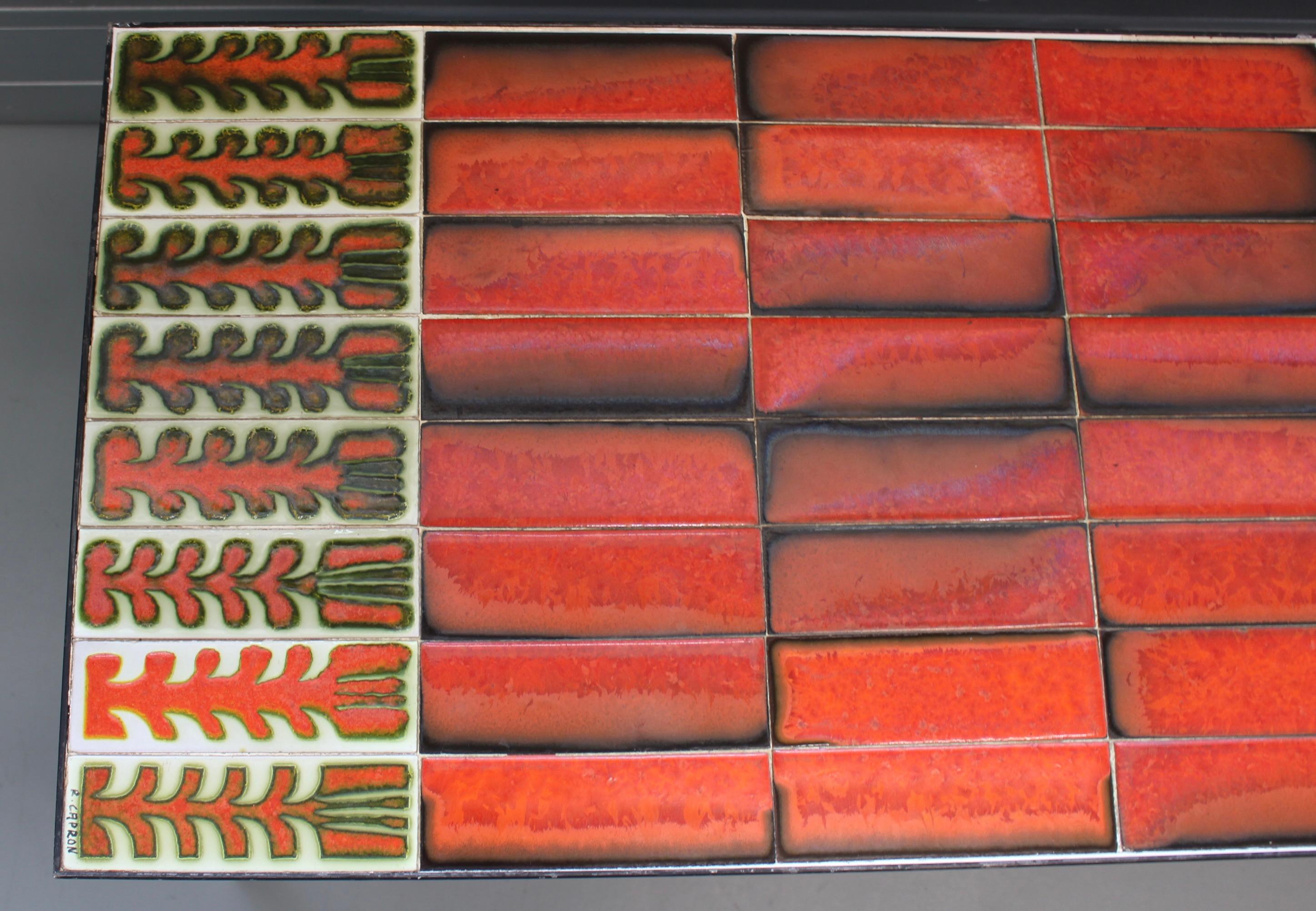 Vintage French Coffee Table by Roger Capron (circa 1970s) For Sale 1