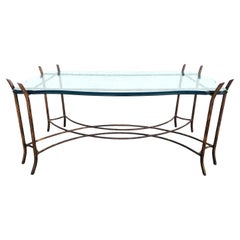 Hollywood Regency Couch- und Cocktailtische
