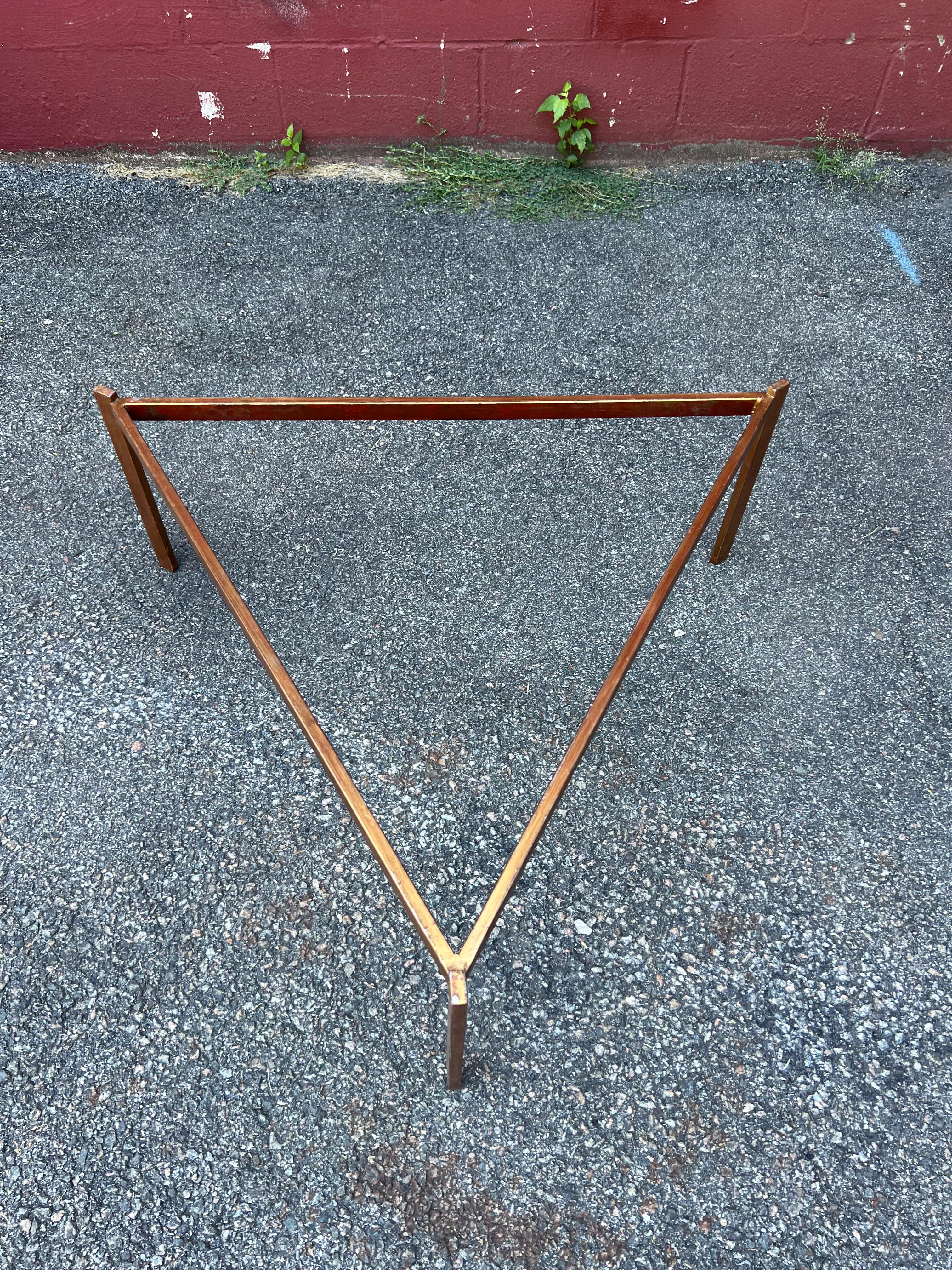 Vintage French Coffee Table with Green Marble Top 6