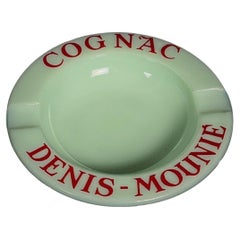 Vintage French Cognac Denis-Mounié Sven Guerville Ashtray – Light Blue - 2Y425