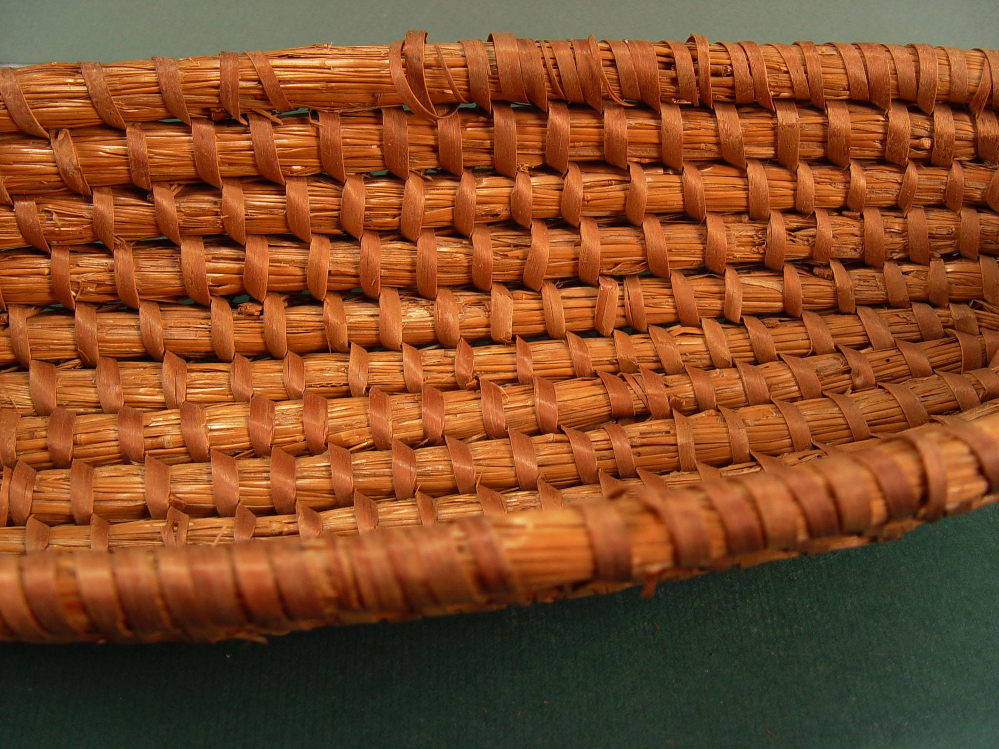 Vintage French Coiled Bread Basket For Sale at 1stDibs