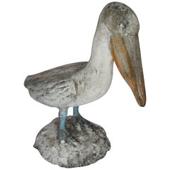 Vintage French Concrete Pelican
