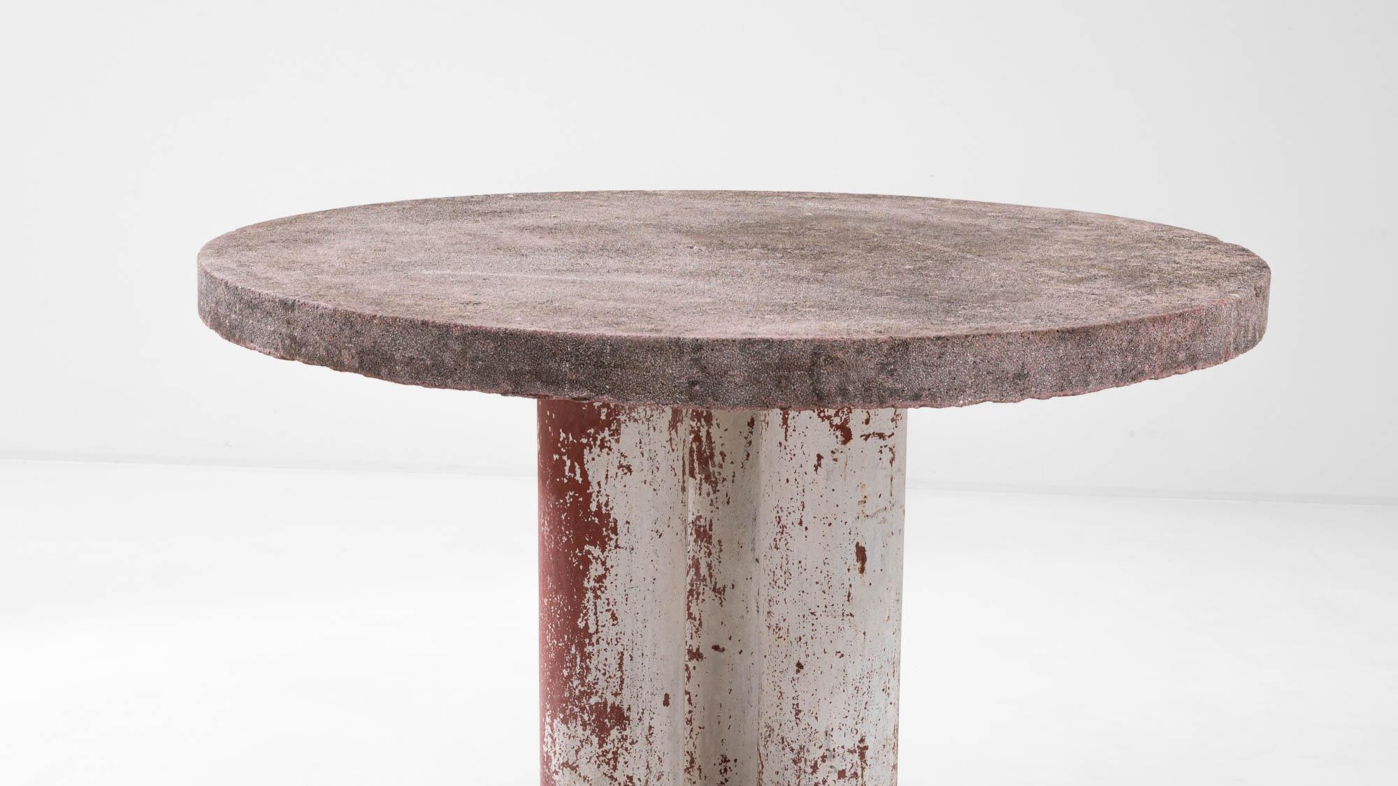 Vintage French Concrete Table 2