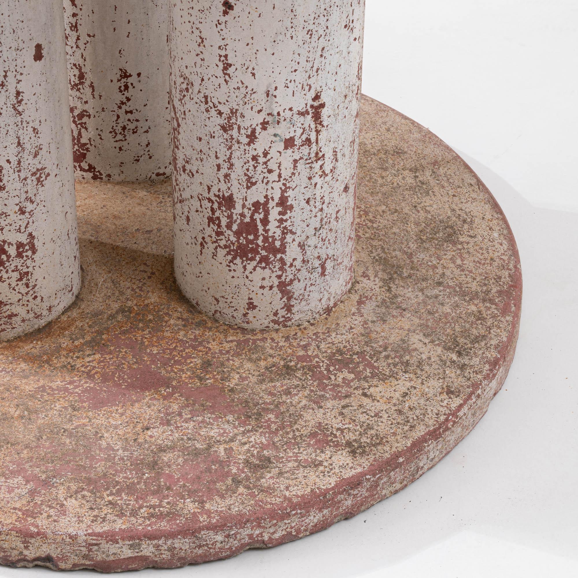 Vintage French Concrete Table 4