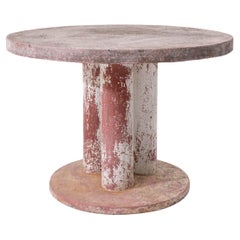 Vintage French Concrete Table