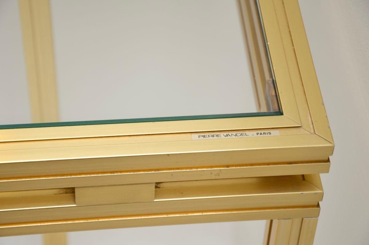 Vintage French Console Table and Mirror by Pierre Vandel 4