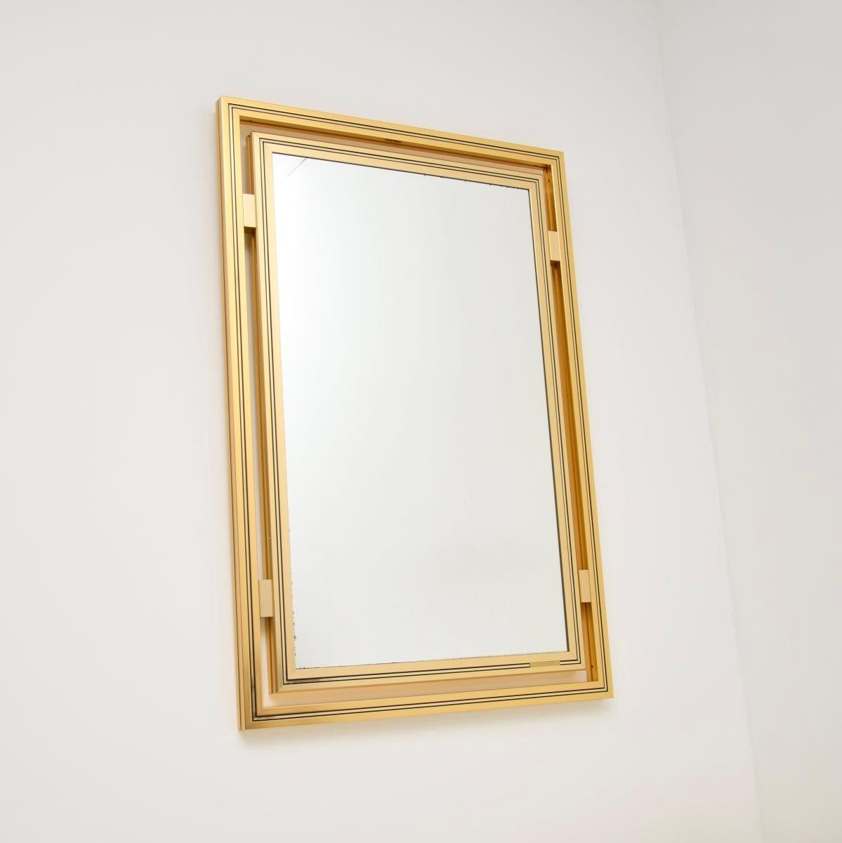 Vintage French Console Table and Mirror by Pierre Vandel In Good Condition In London, GB
