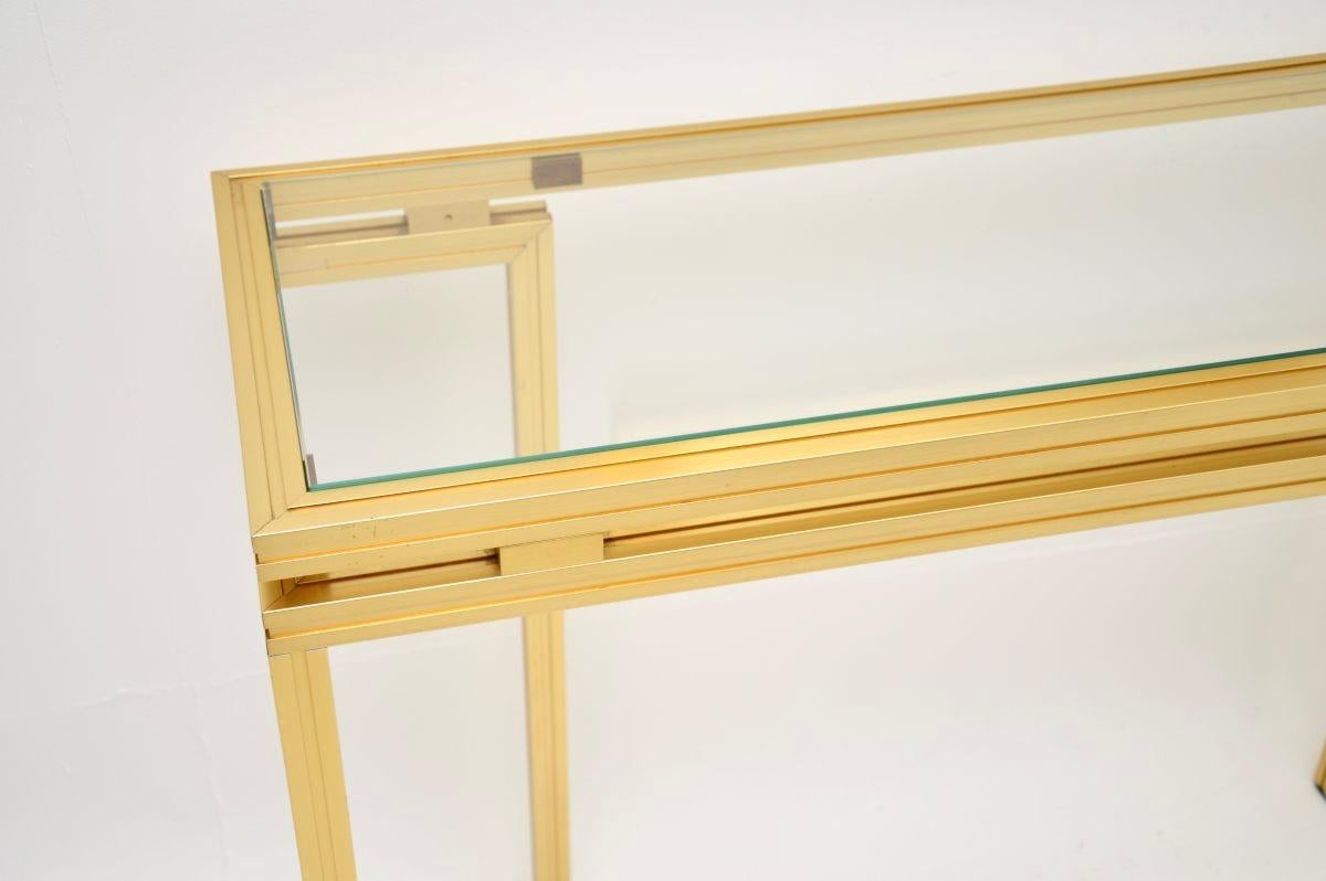 Vintage French Console Table and Mirror by Pierre Vandel 2