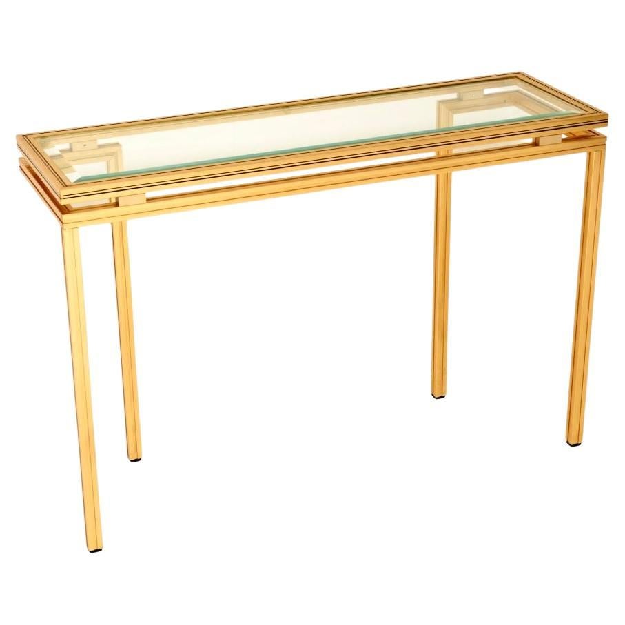 Vintage French Console Table by Pierre Vandel