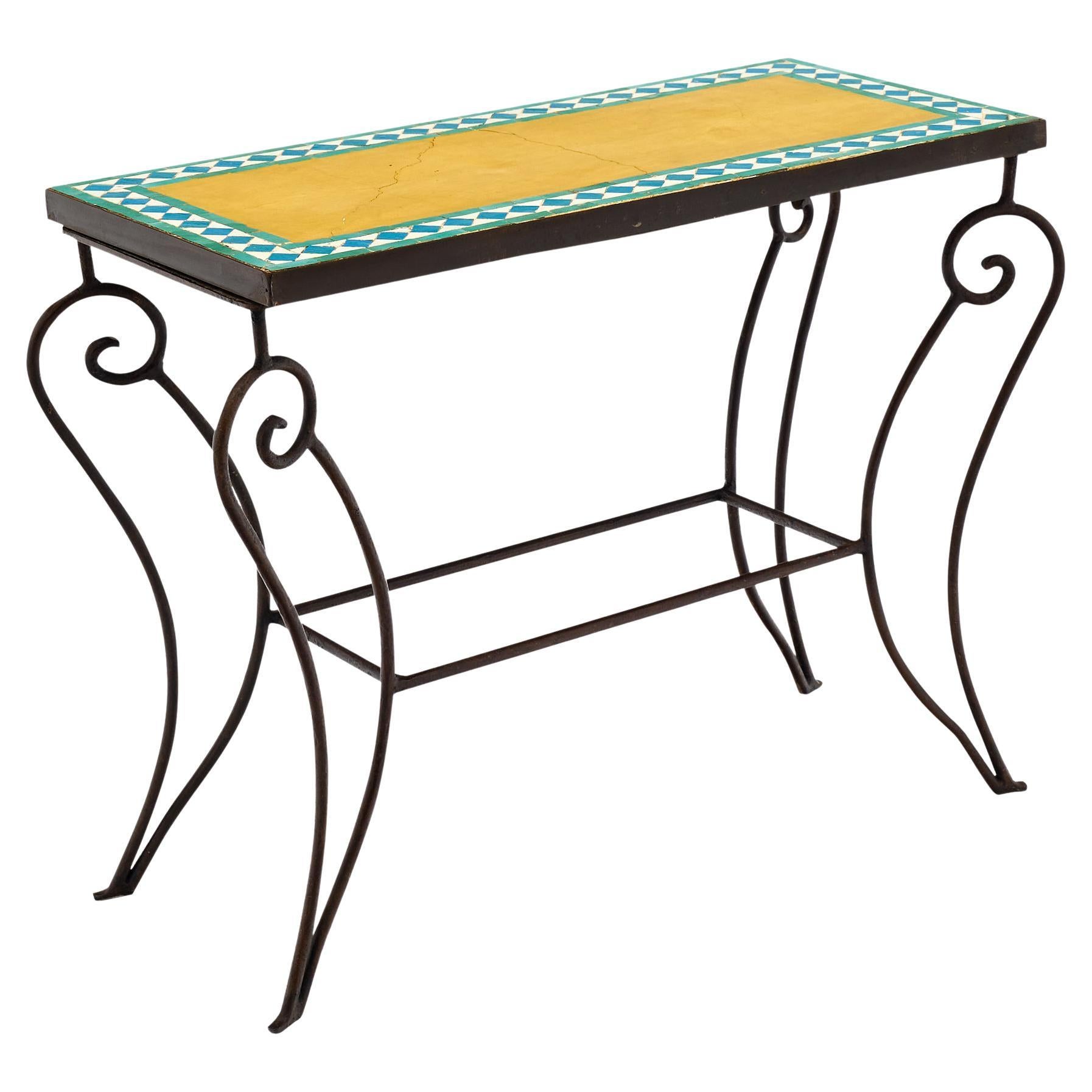 French Vintage Console Table at 1stDibs