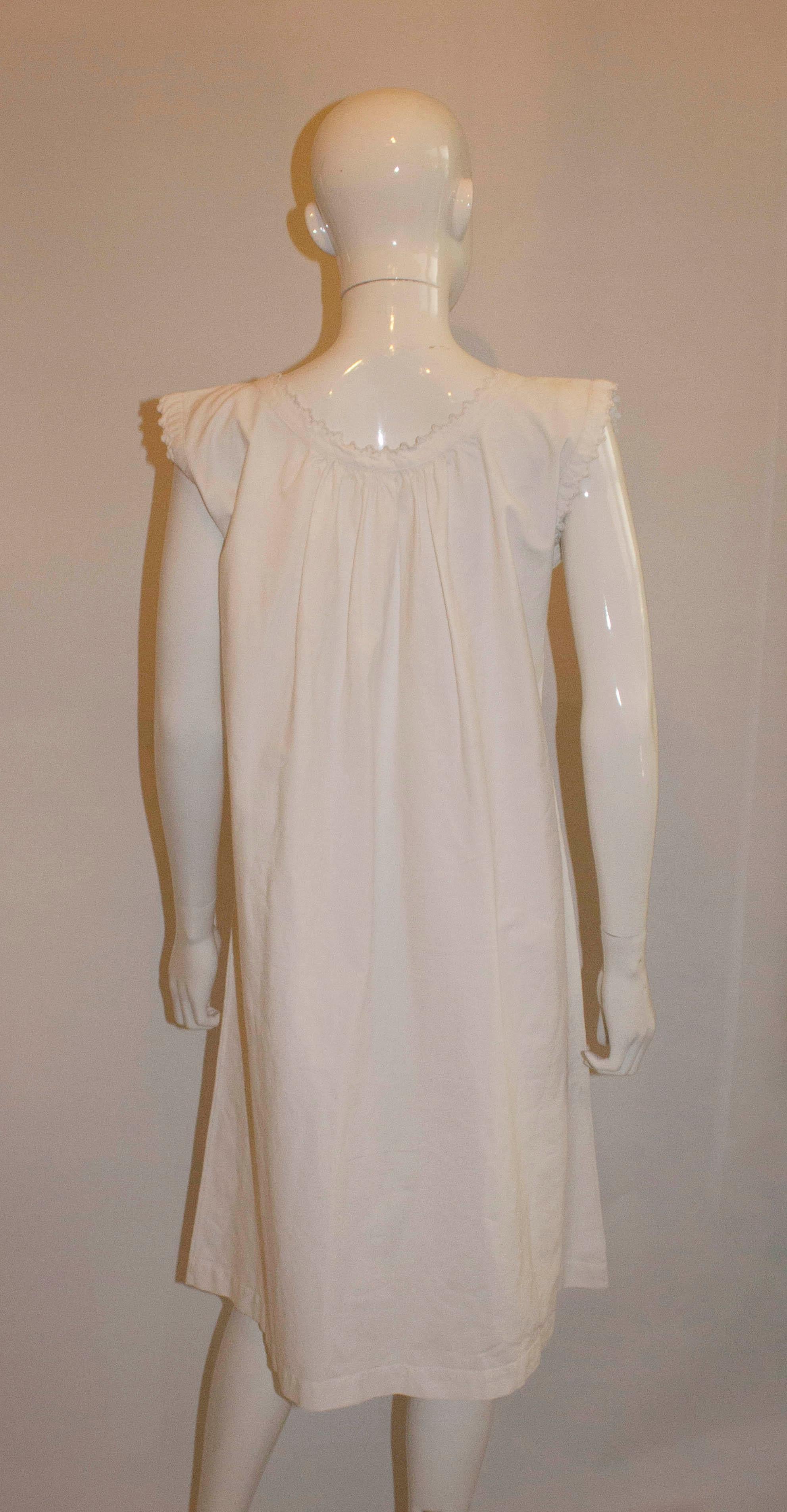 Französisches Vintage-Baumwollkleid im Zustand „Gut“ im Angebot in London, GB