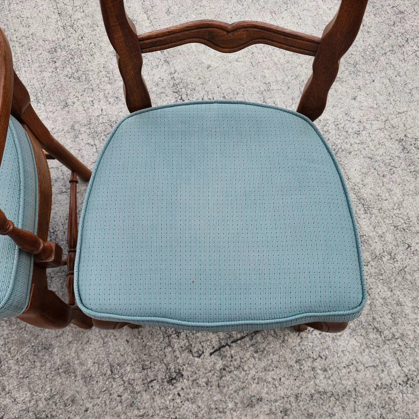 Set di 8 sedie da pranzo vintage di campagna francese in vendita 5