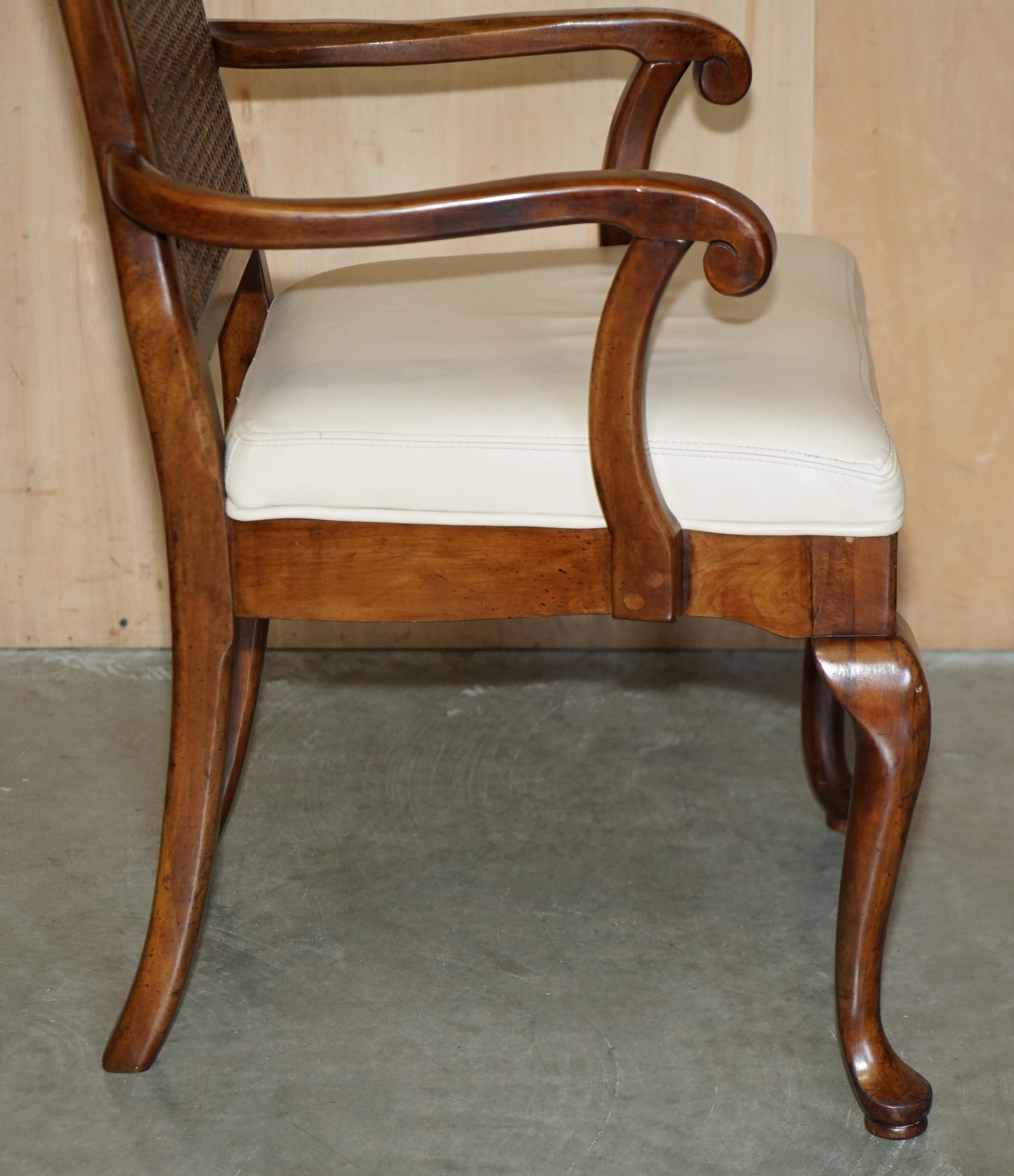 SEDIA D'UFFICIO DI BORDO FRANCESE IN STILE LOUIS XVI BERGERE CARVER DI VINTAGE in vendita 1