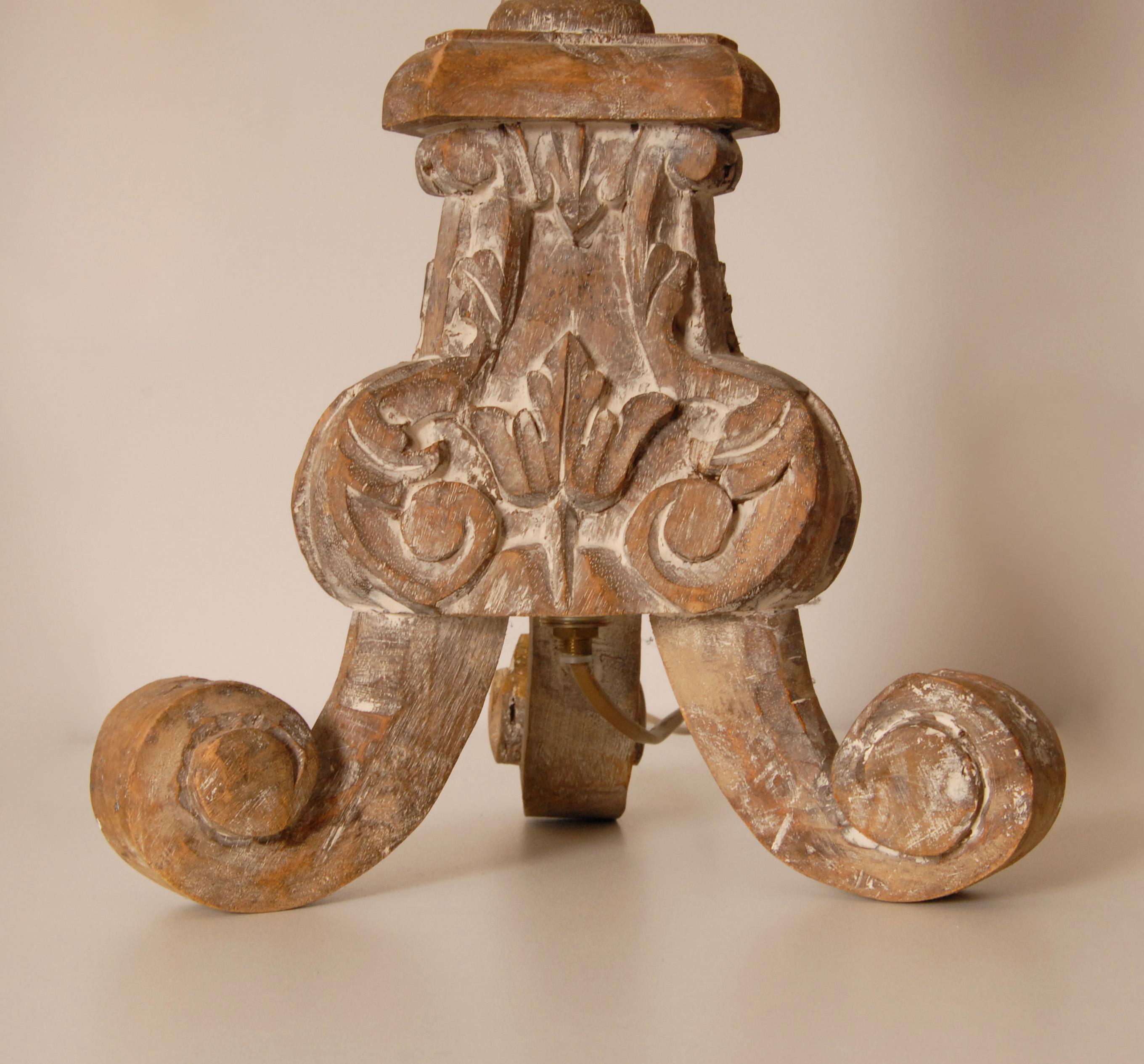 Paire d'abat-jour en lin turquoise Wood Wood Vintage Bon état - En vente à Wommelgem, VAN