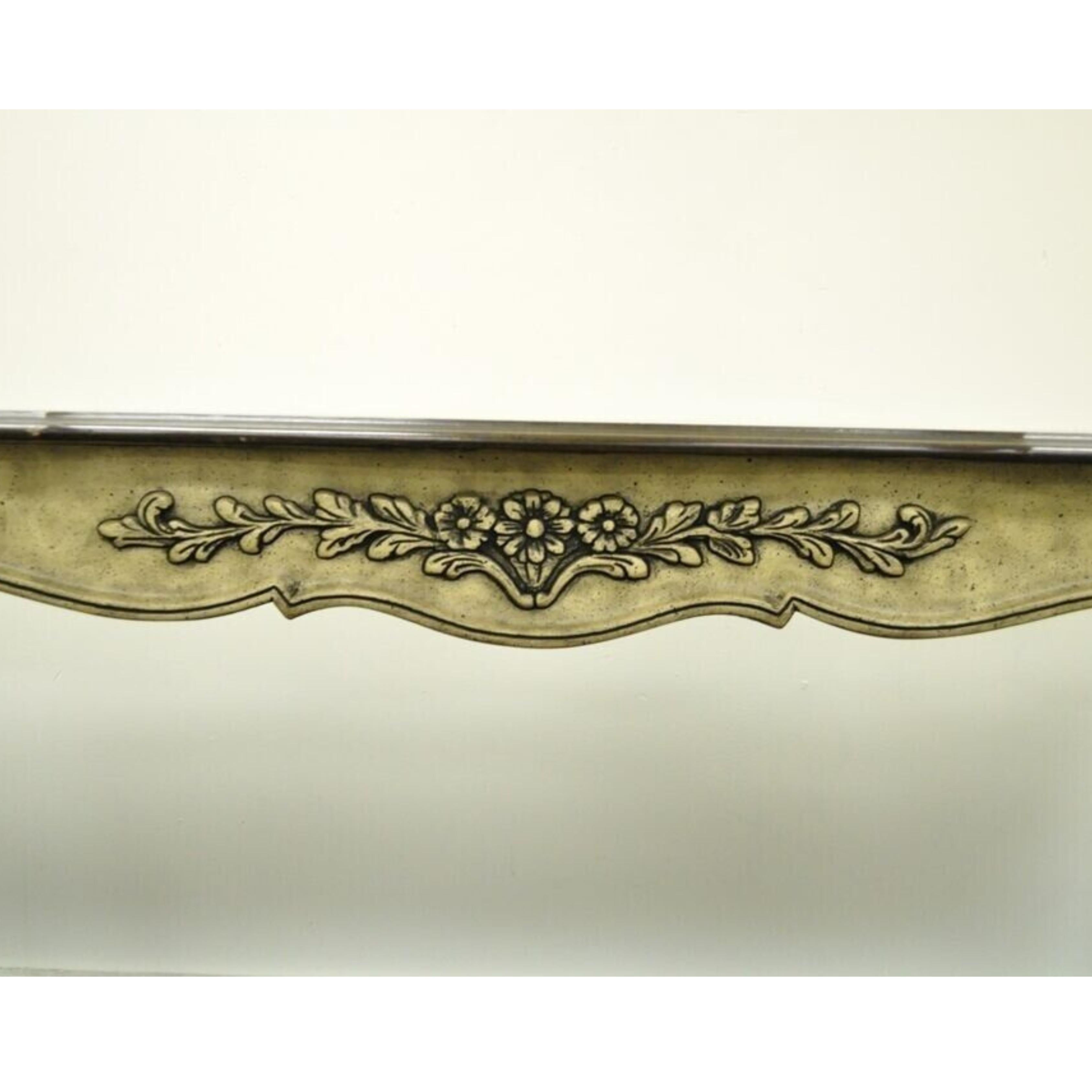 Vintage Französisch Land Louis XV Stil Konsole Hall Tisch und Paar Hocker Bänke im Angebot 6
