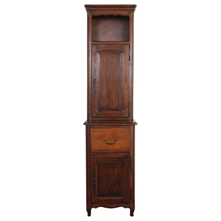 Vintage French Country Oak Cabinet