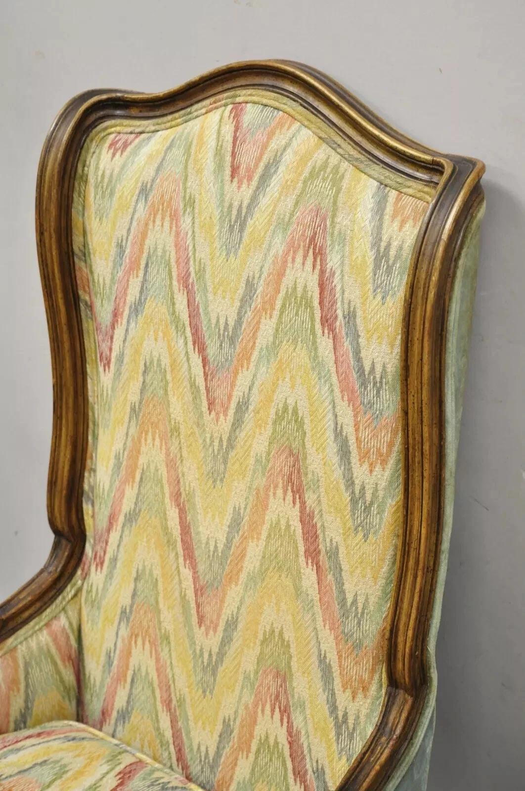 Sillones de madera de nogal con respaldo alto (B) - Pareja Otro en venta