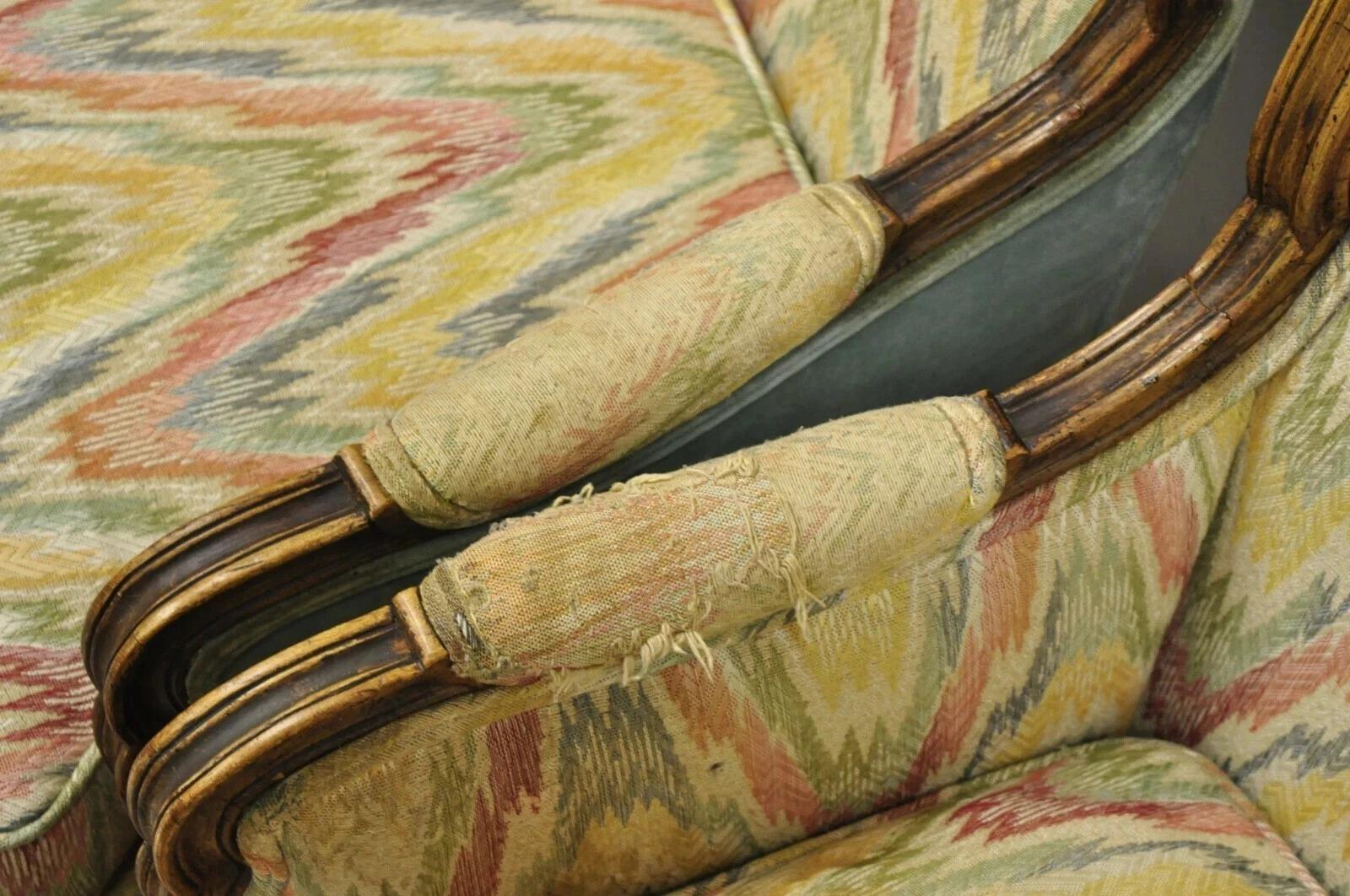 Sillones de madera de nogal con respaldo alto (B) - Pareja Nogal en venta