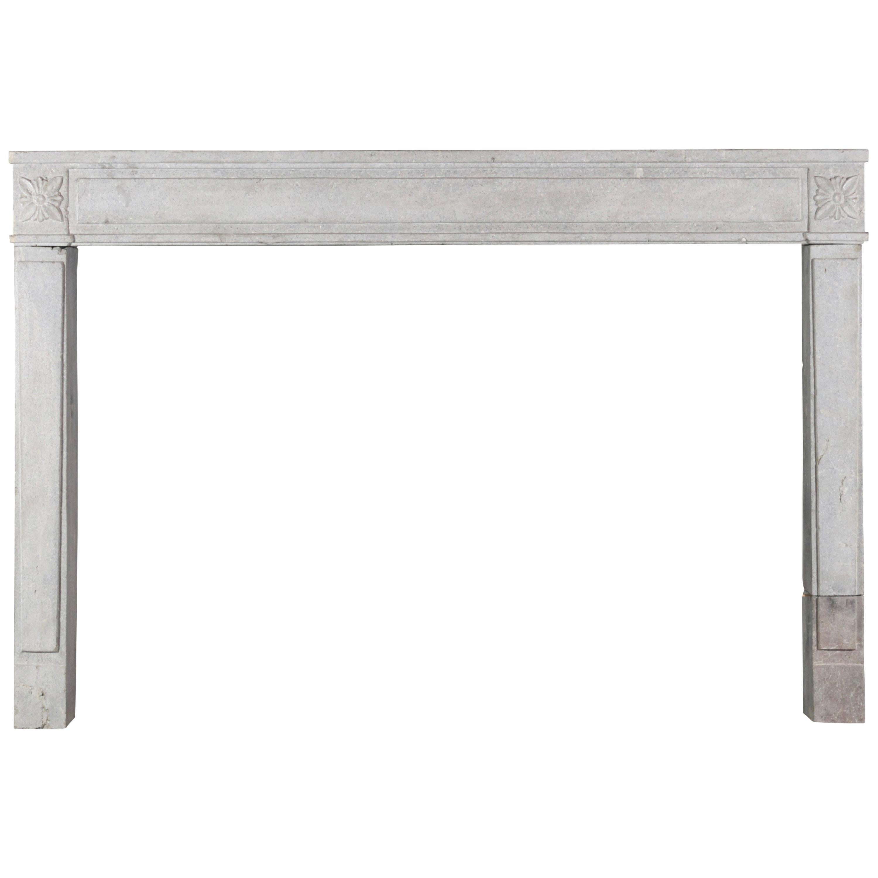 Vintage French Country Style Antique Fireplace Surround For Sale