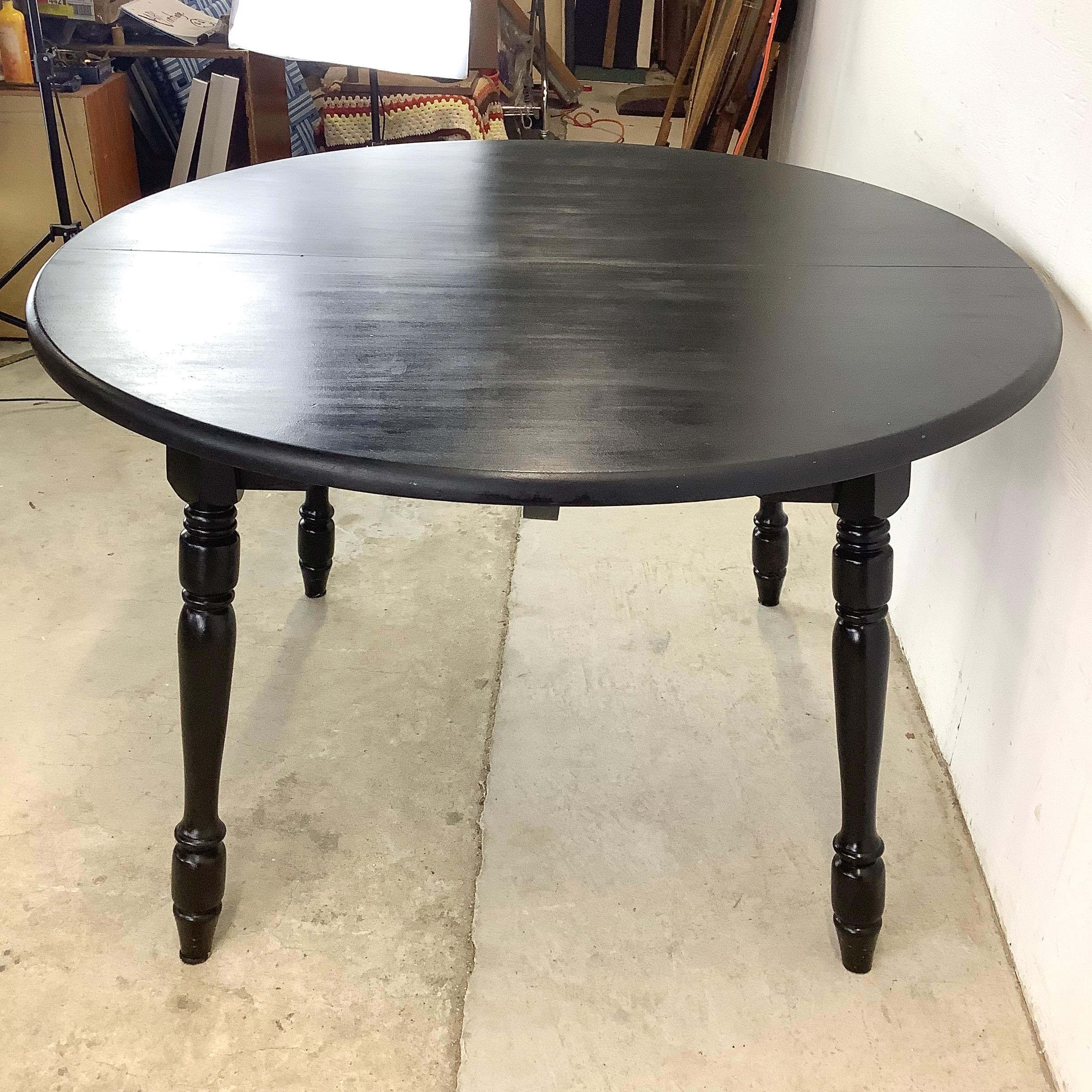 Vintage French Country Style Dining Table with Leaves 3