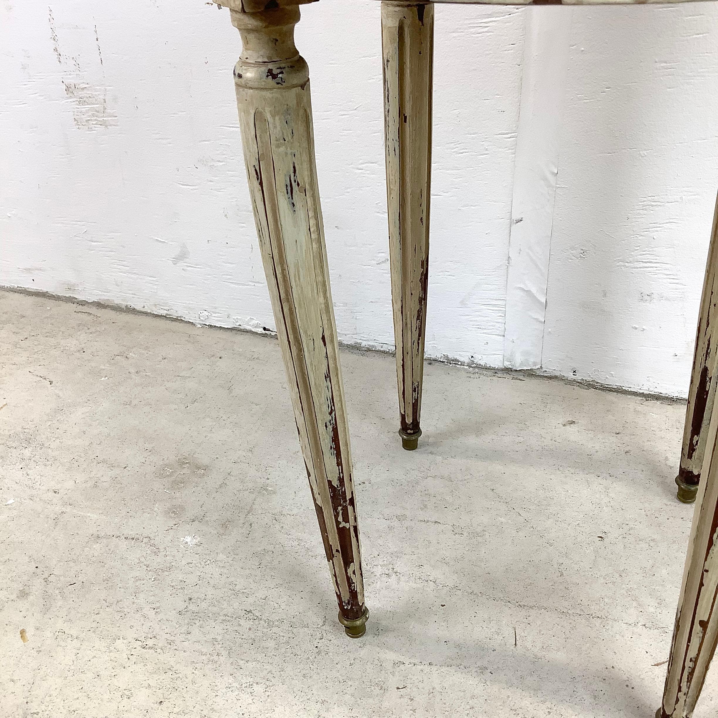 Vintage French Country Style Side Table or Display Table 2