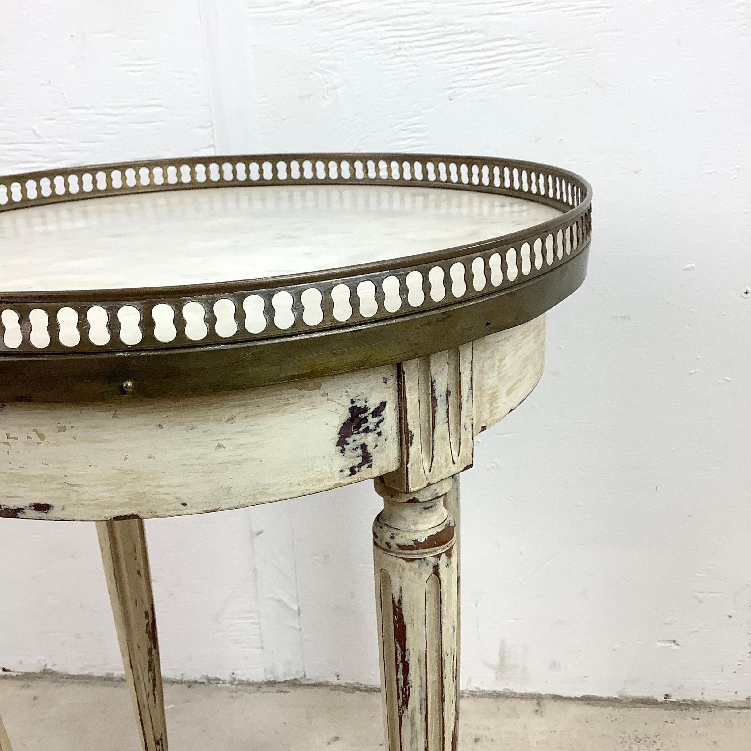 Vintage French Country Style Side Table or Display Table 3