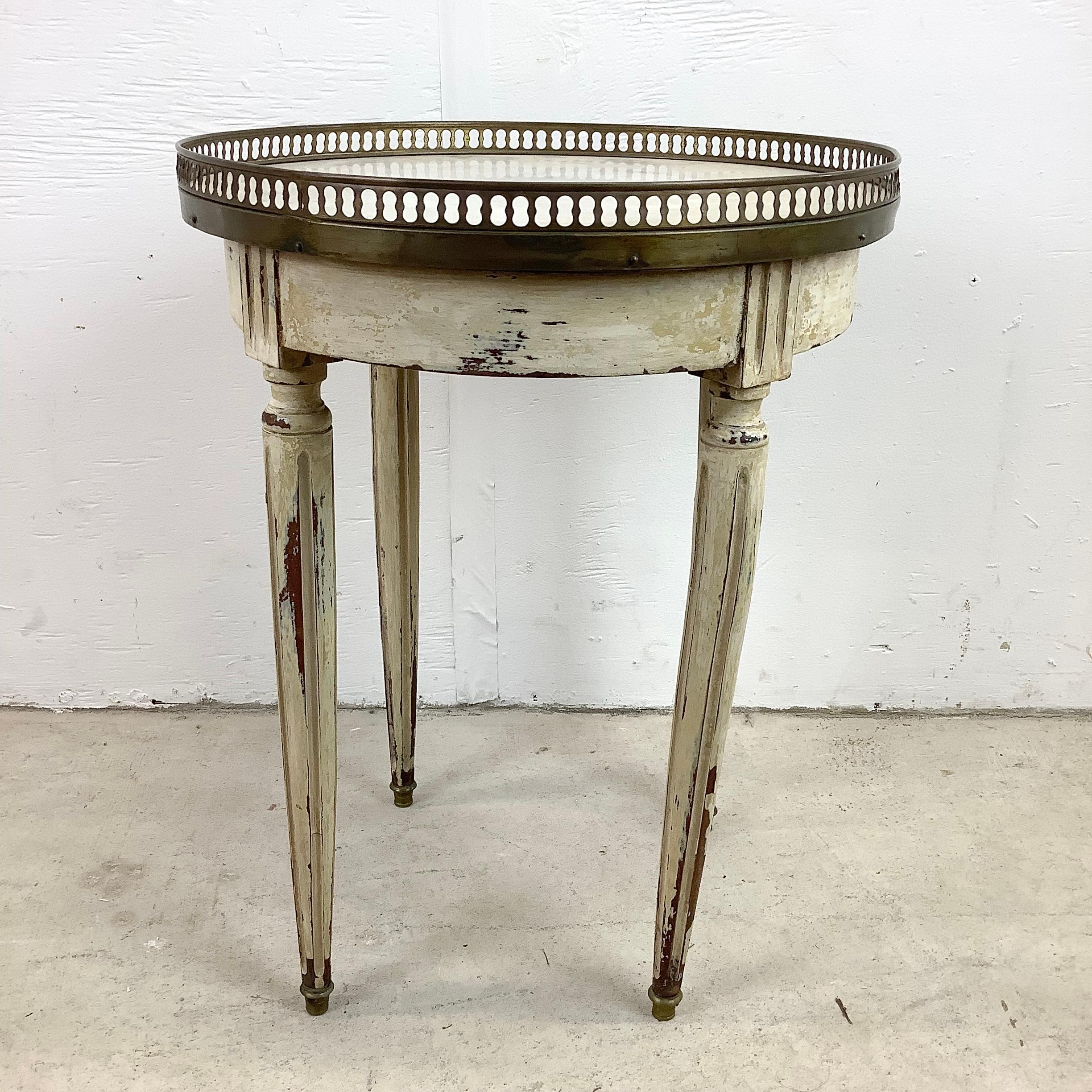 Vintage French Country Style Side Table or Display Table 6