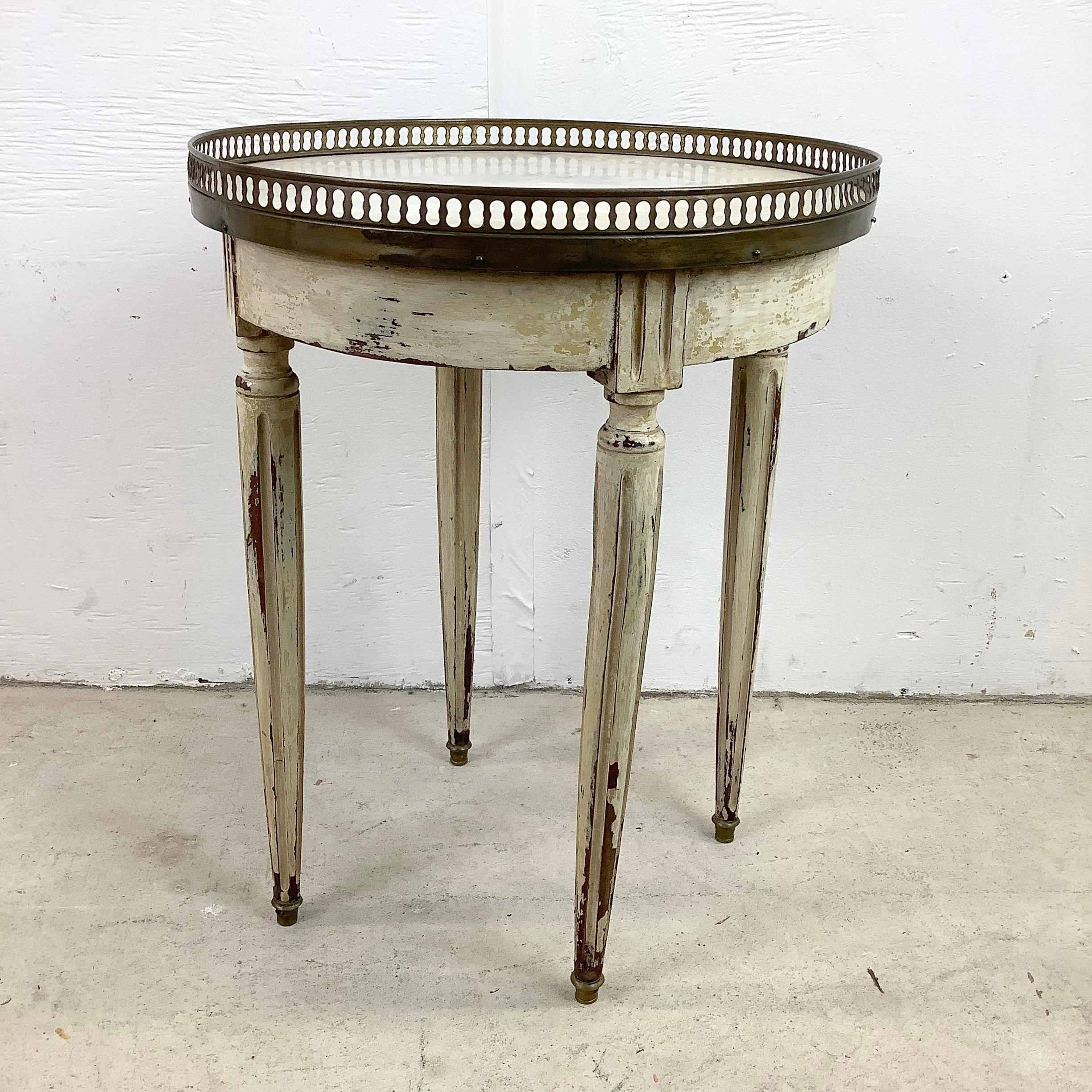 French Provincial Vintage French Country Style Side Table or Display Table
