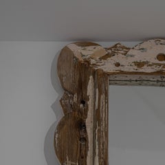 Vintage French Country Tall Patinated Mirror