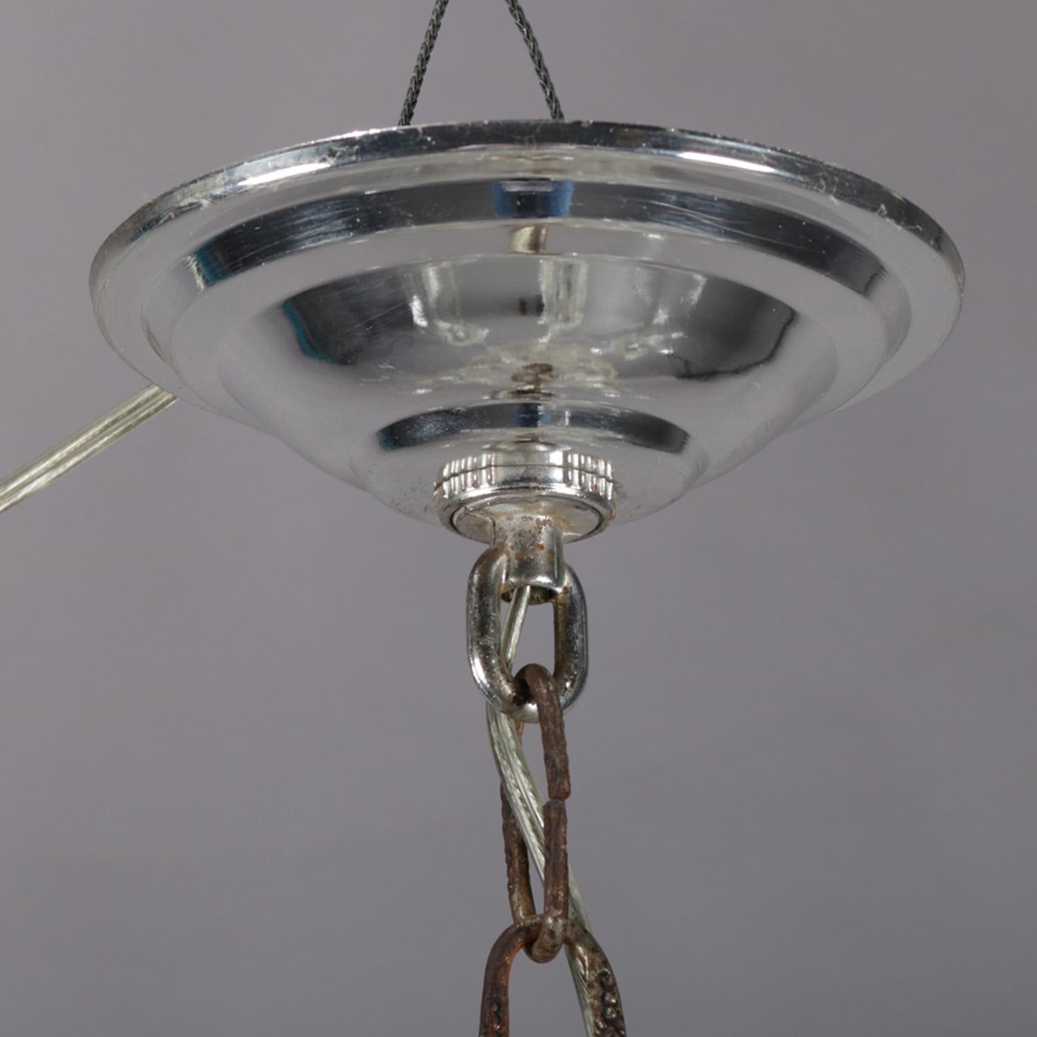 vintage french crystal chandelier