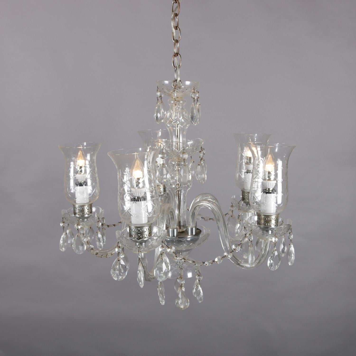 vintage french chandelier