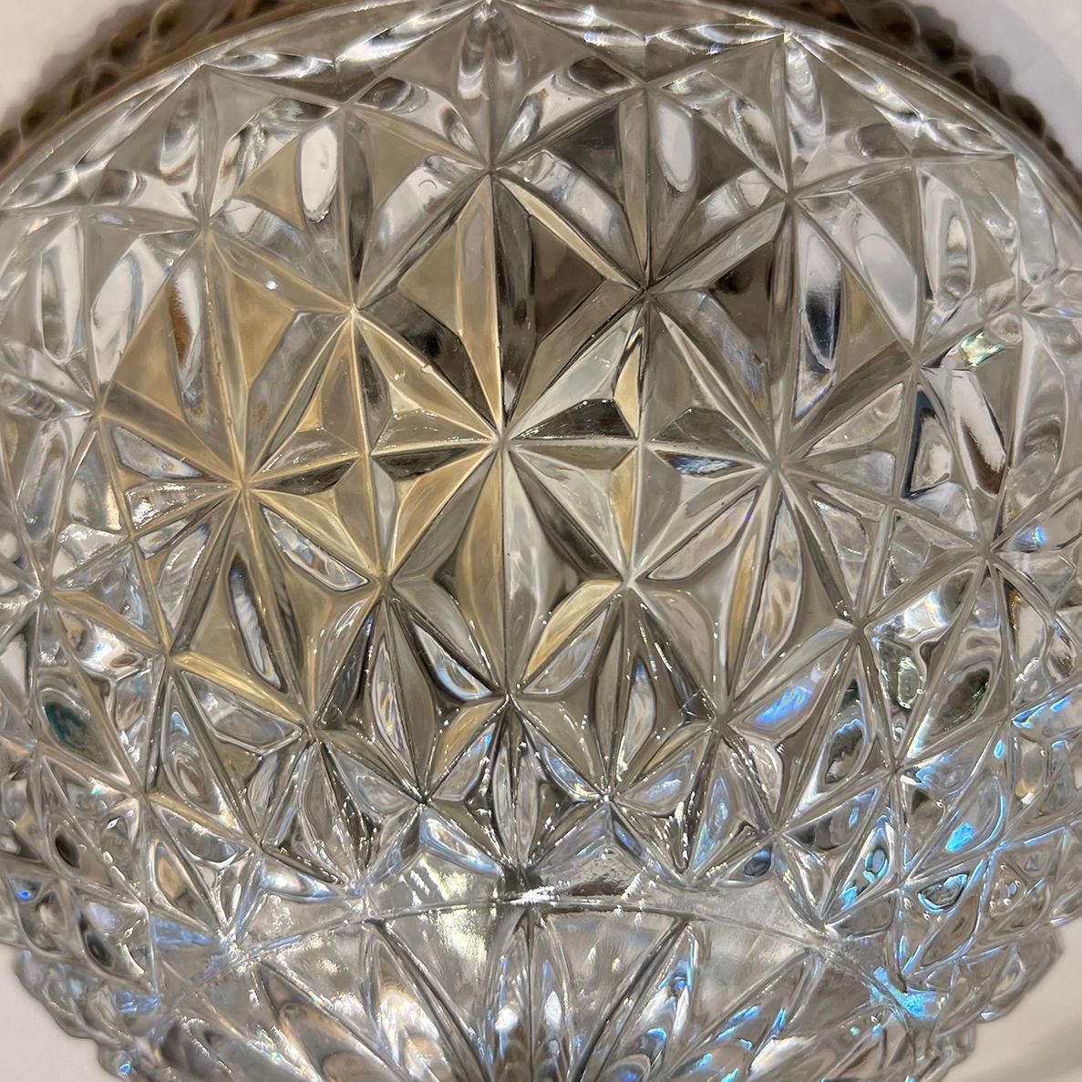 Vintage Französisch Kristall Leuchte (Frühes 20. Jahrhundert) im Angebot