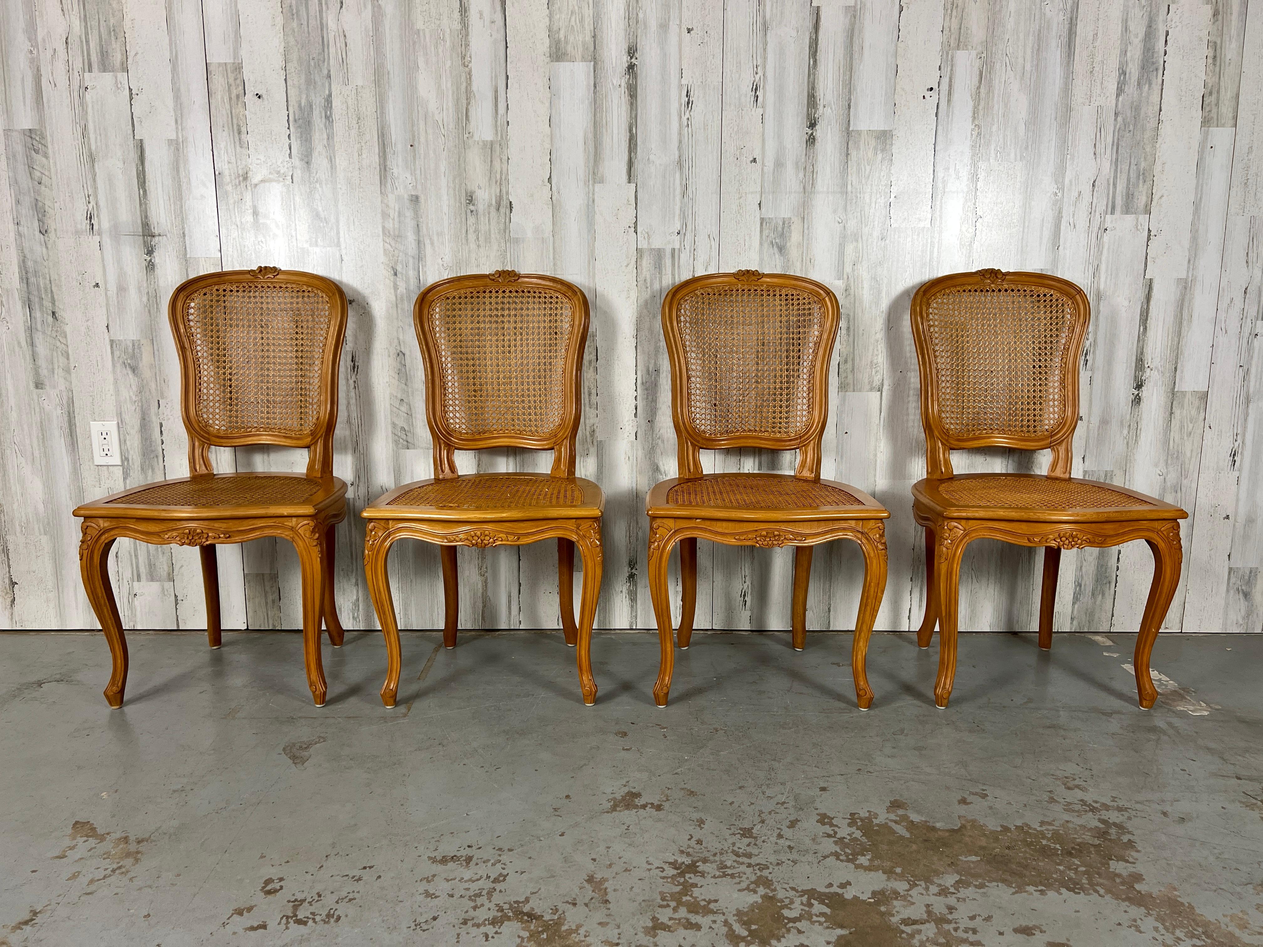 vintage cane chairs