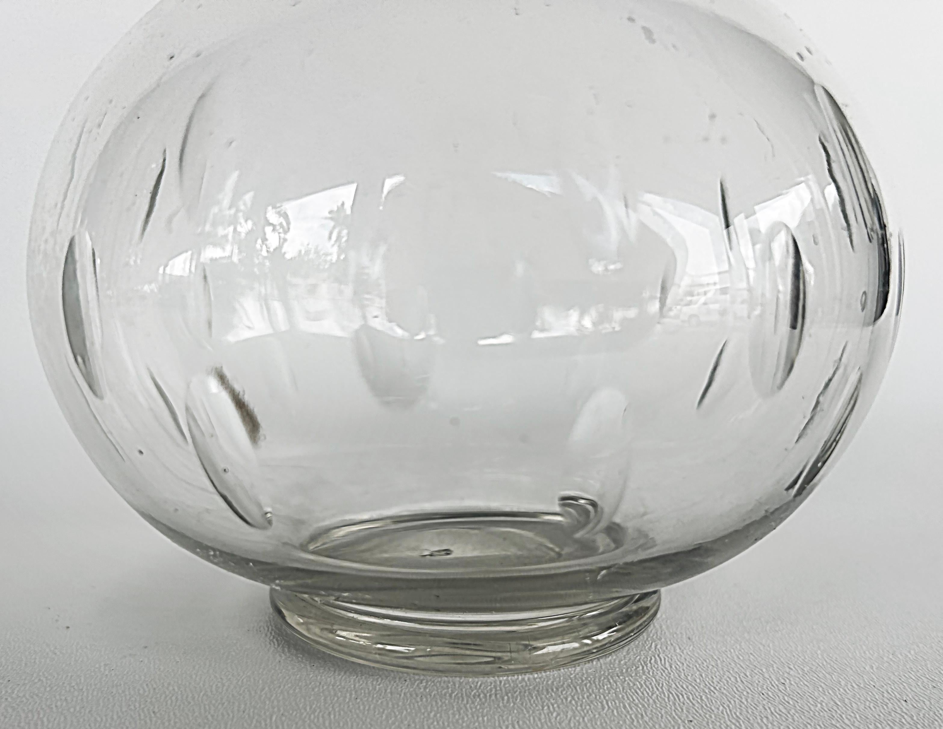 Vintage French Cut Crystal Decanters, Val Saint Lambert Attributed, Set of Two en vente 3