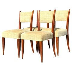 Used French Deco Dining Chairs - Set of 4